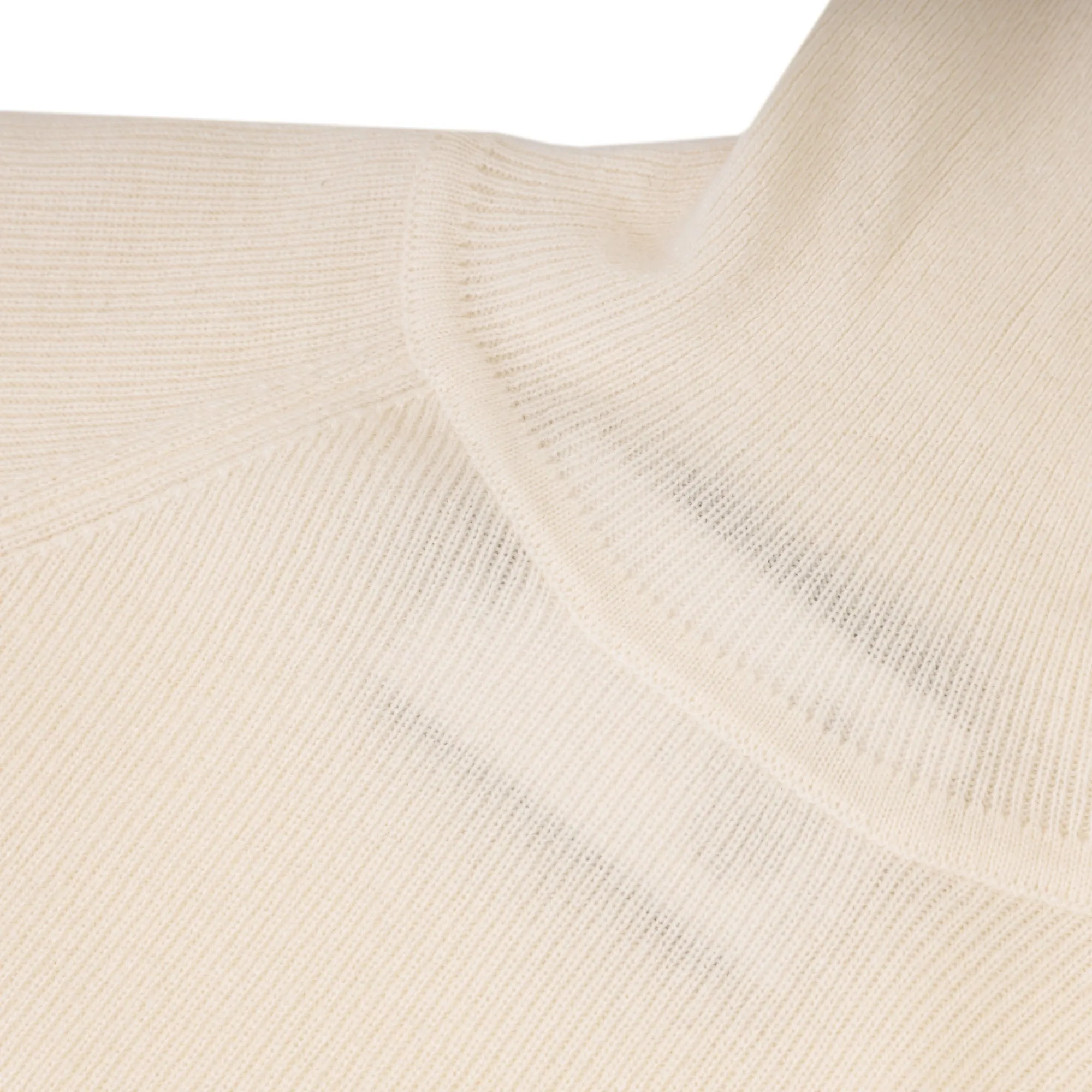 100% Cashmere Luna Roll Polo Cloud