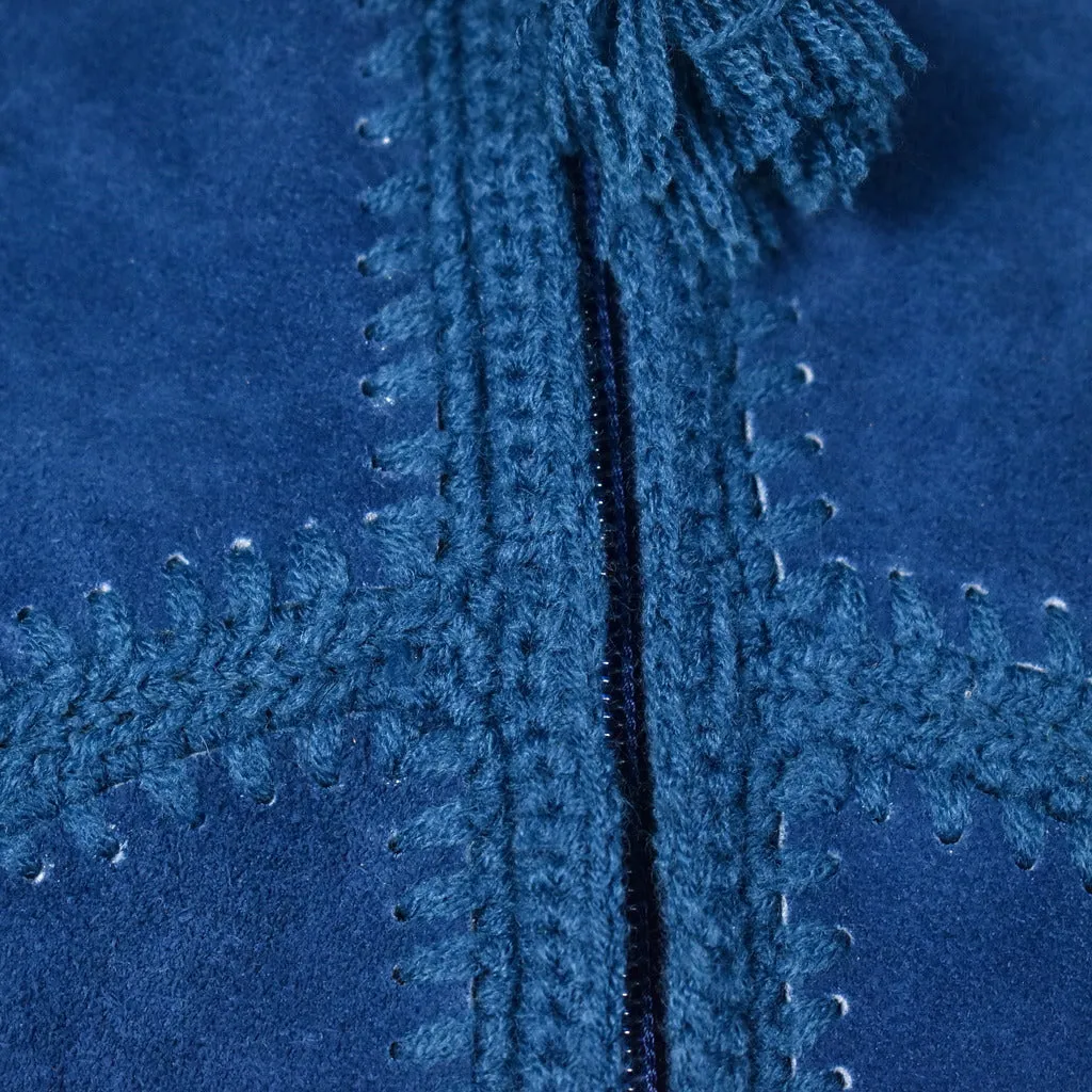 1970s Vintage Blue Patchwork Jacket