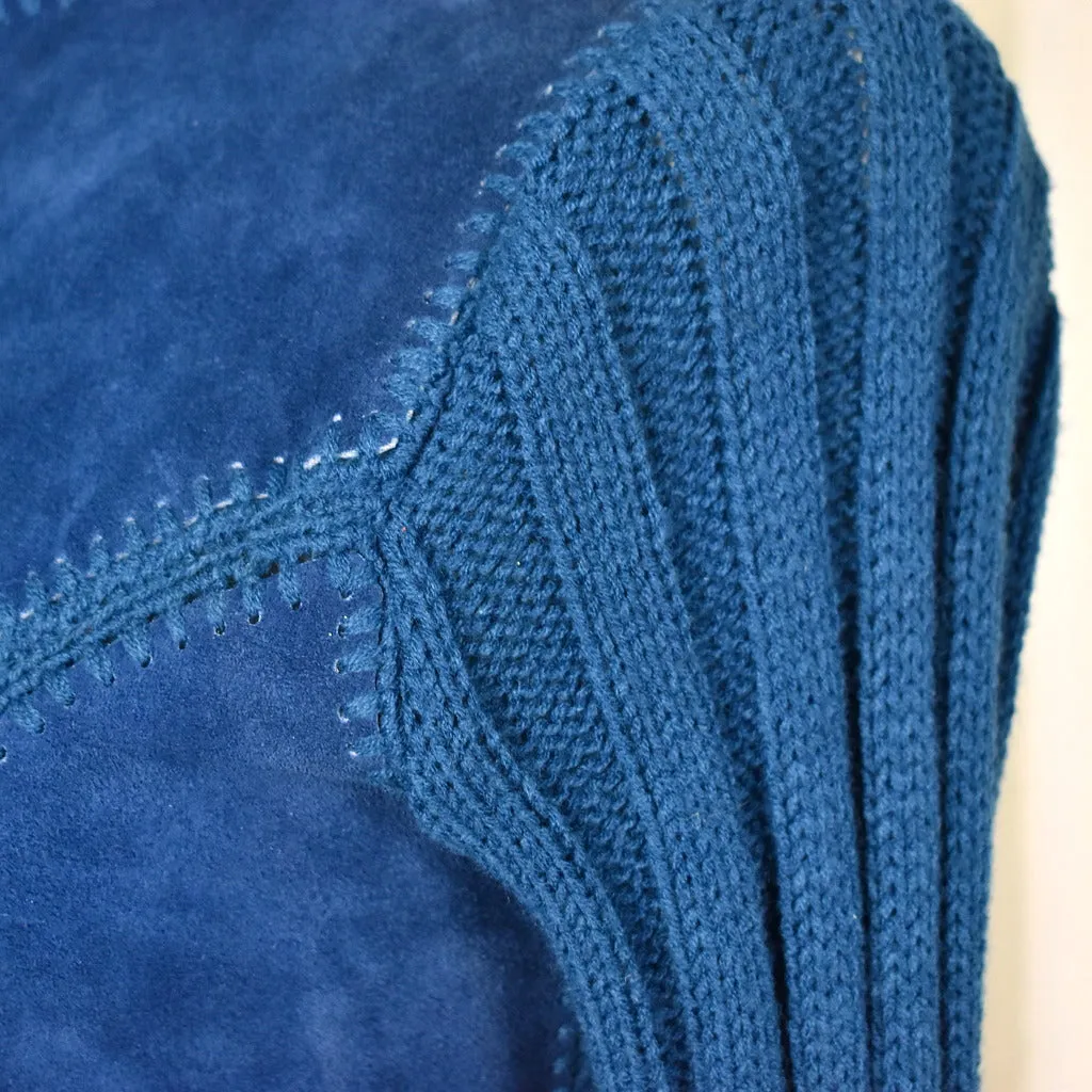 1970s Vintage Blue Patchwork Jacket