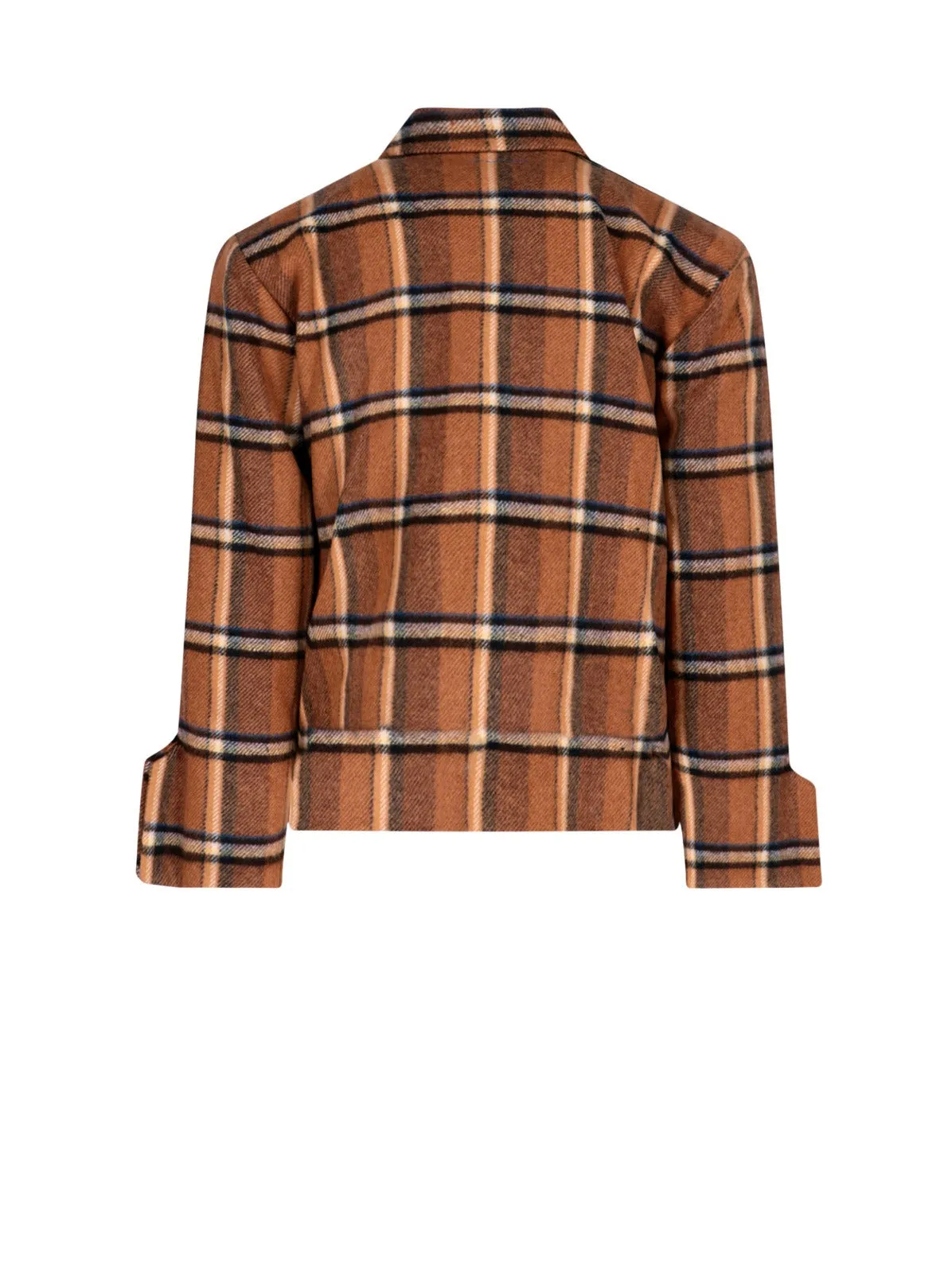 Ader Error Drop-Shoulder Checked Coat