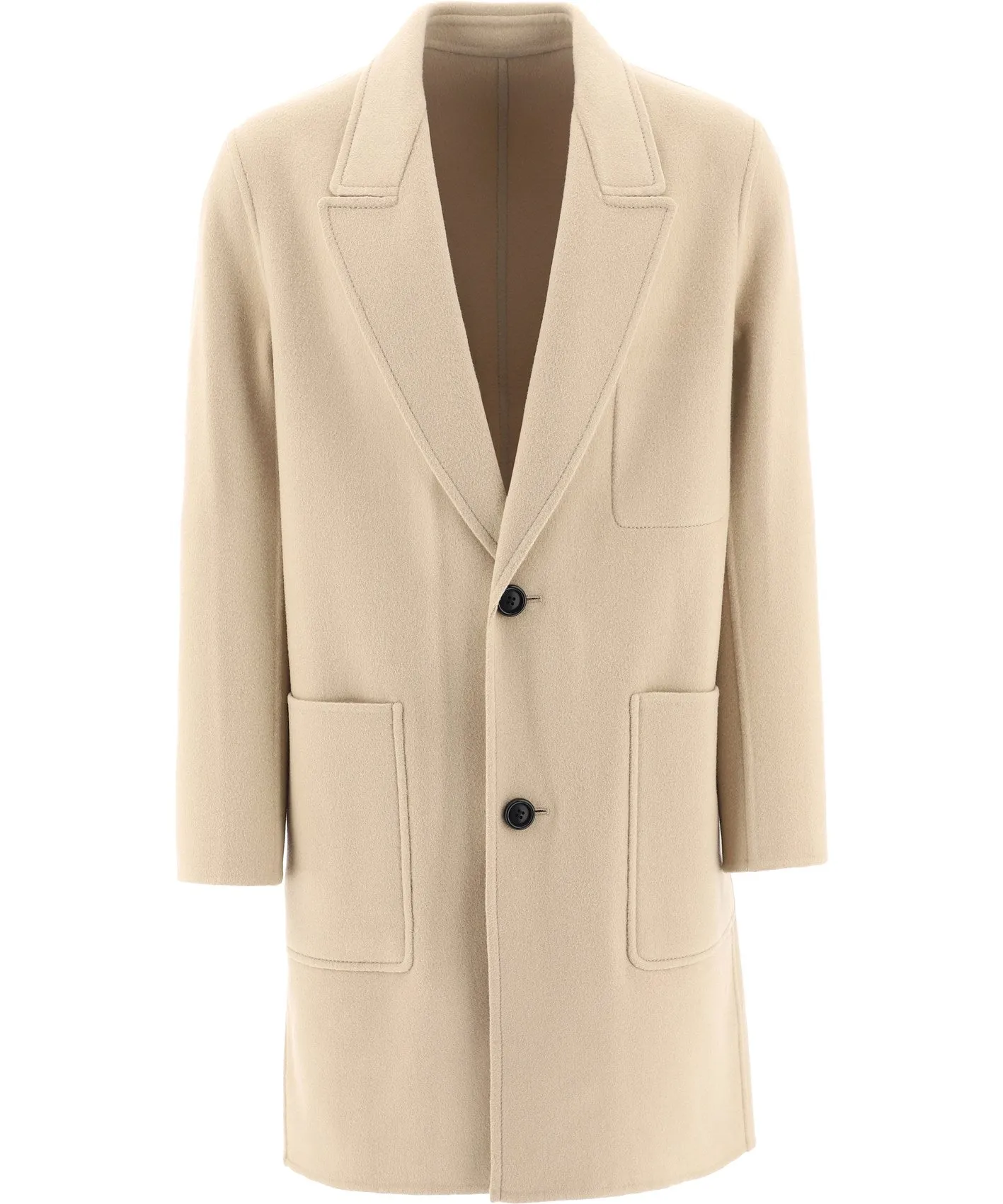 AMI Single Breasted Tailored Coat