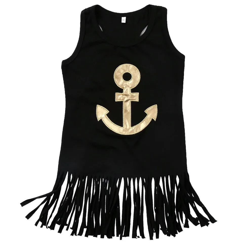 Anchor Down Fringe Dress/Tunic