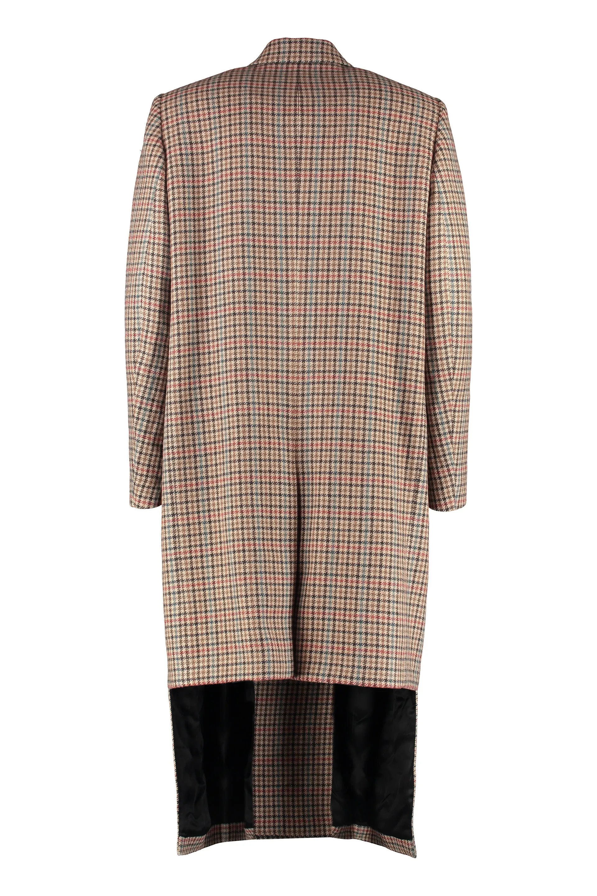 Balenciaga Houndstooth Boxy Coat