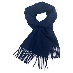 Ballina Navy Wool Scarf