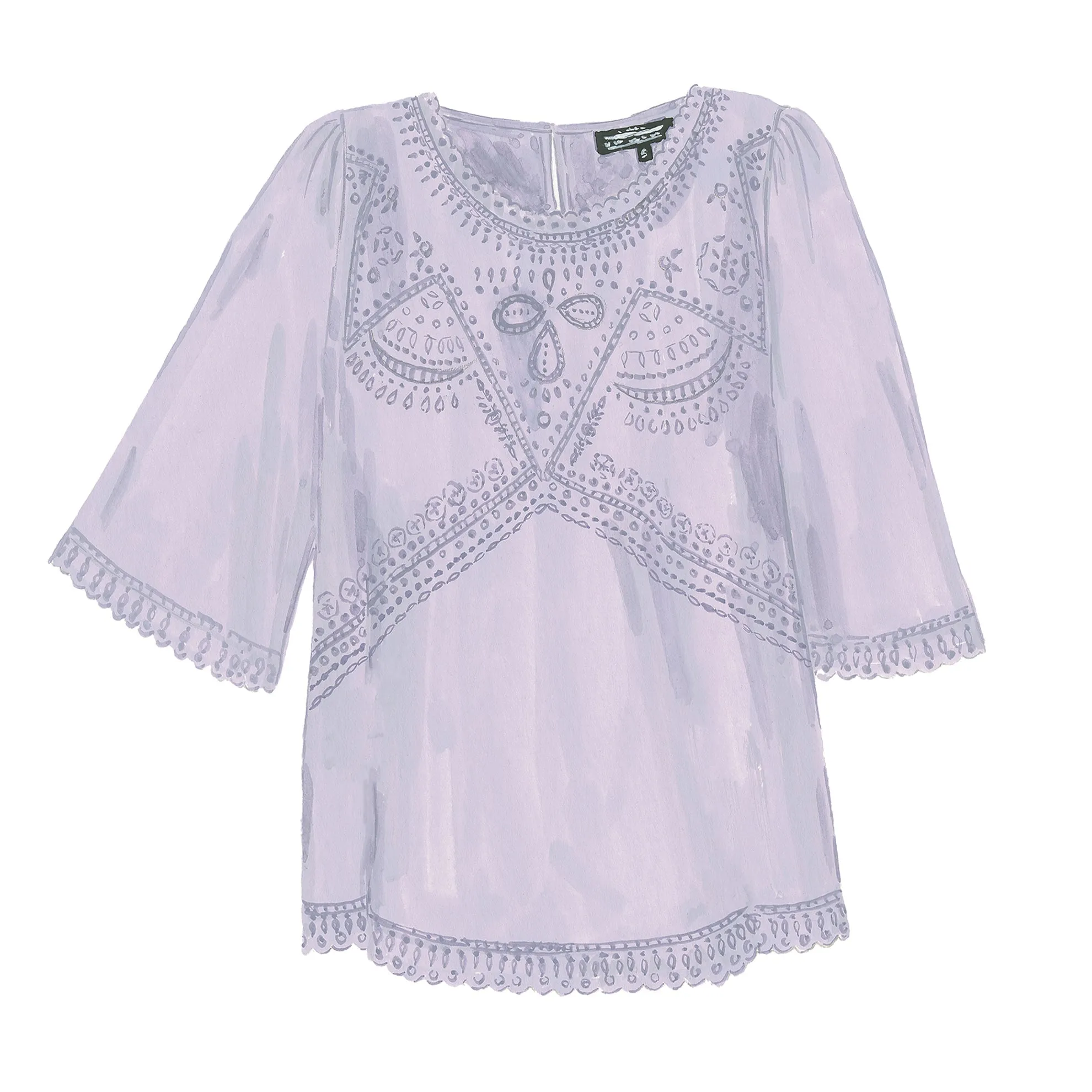 Bunny Gallamore's Eyelet Blouse