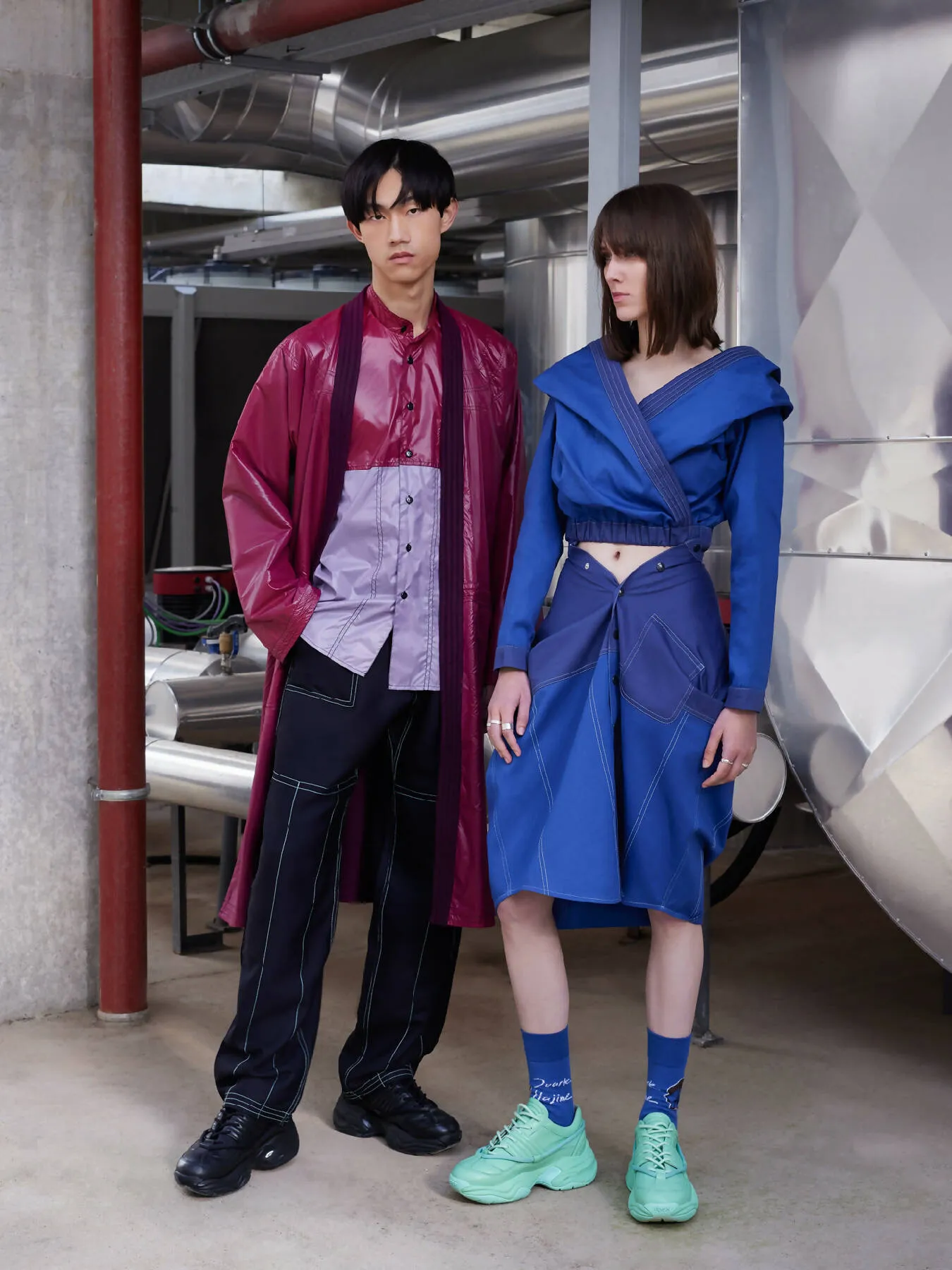 Burgundy Judogi Coat
