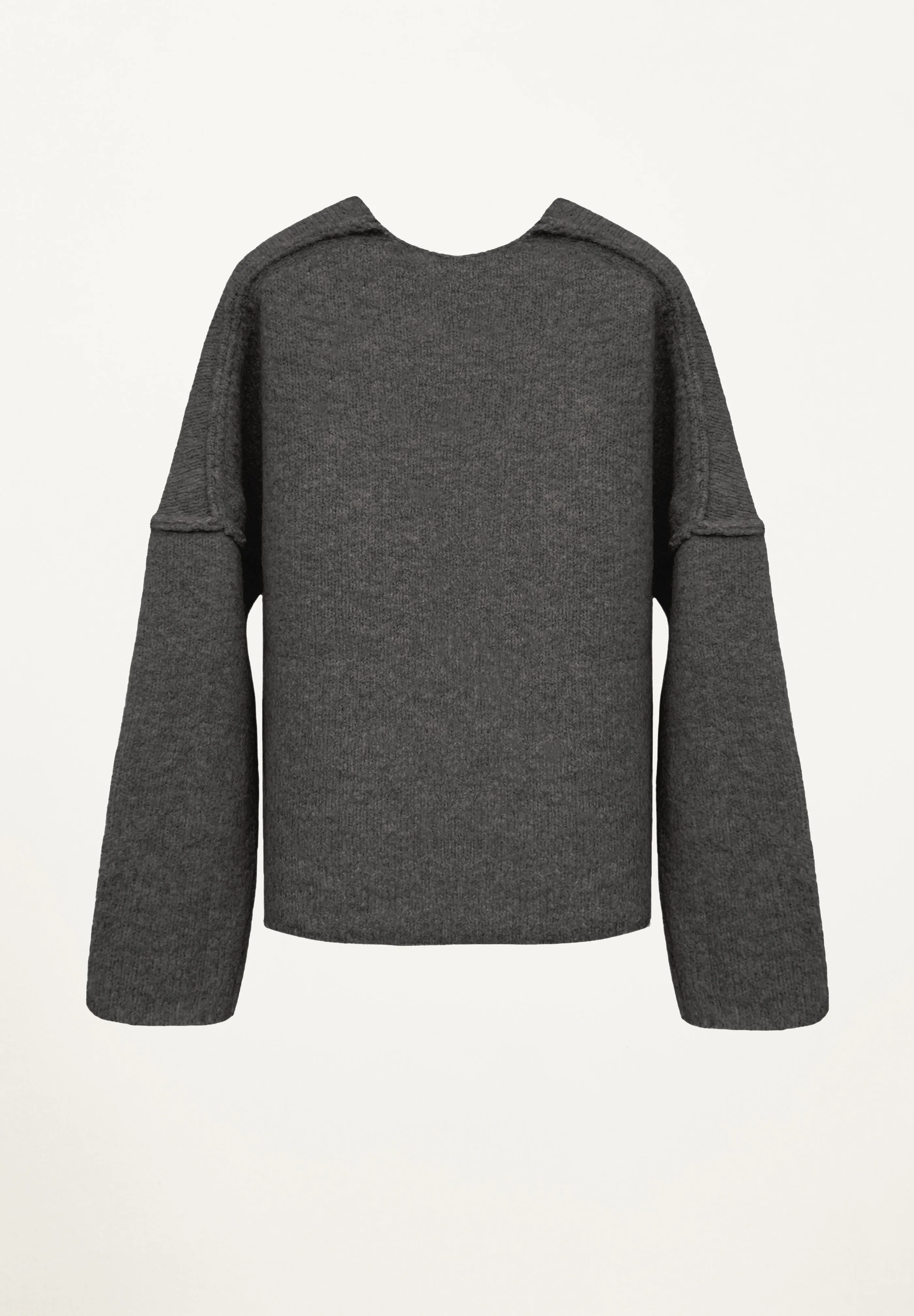 Camden Knit Sweatshirt in Charcoal