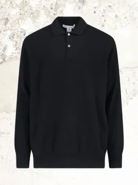 Comme Des Garçons Shirt KNITTED POLO SWEATSHIRT