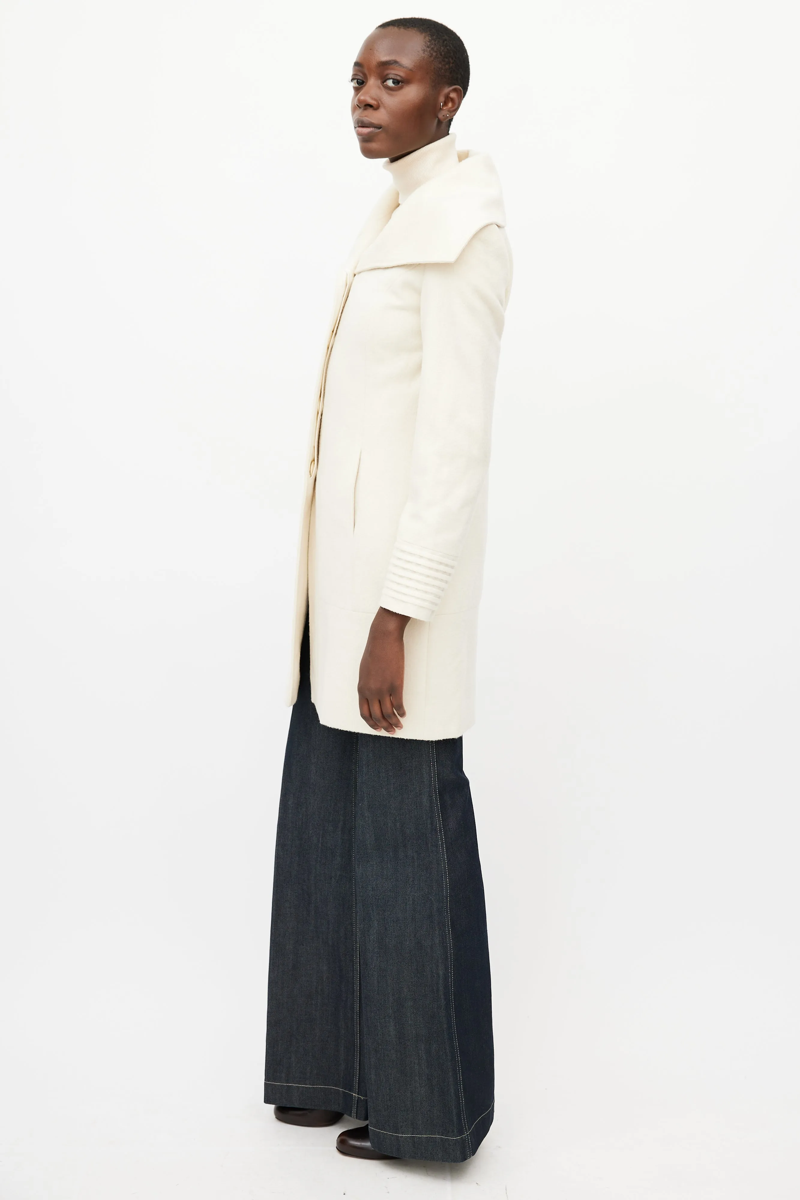 Cream Alpaca Coat