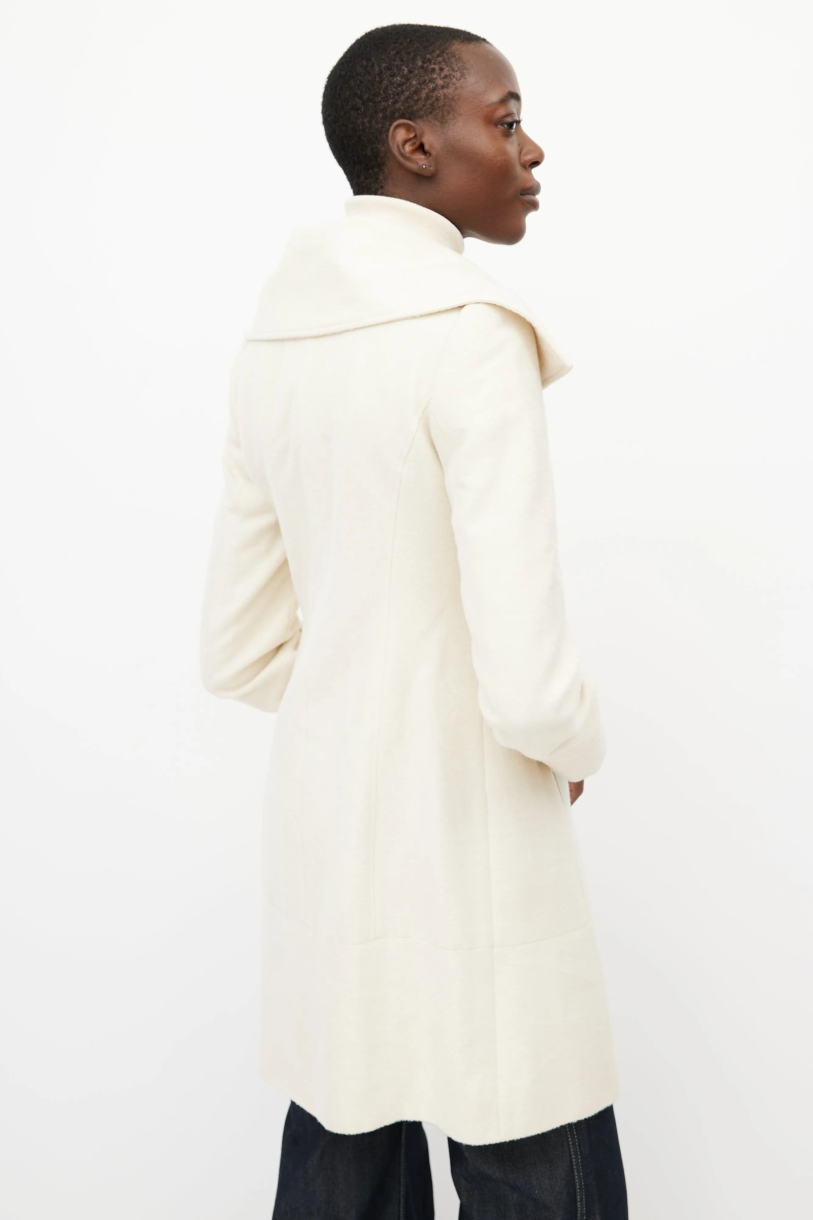 Cream Alpaca Coat