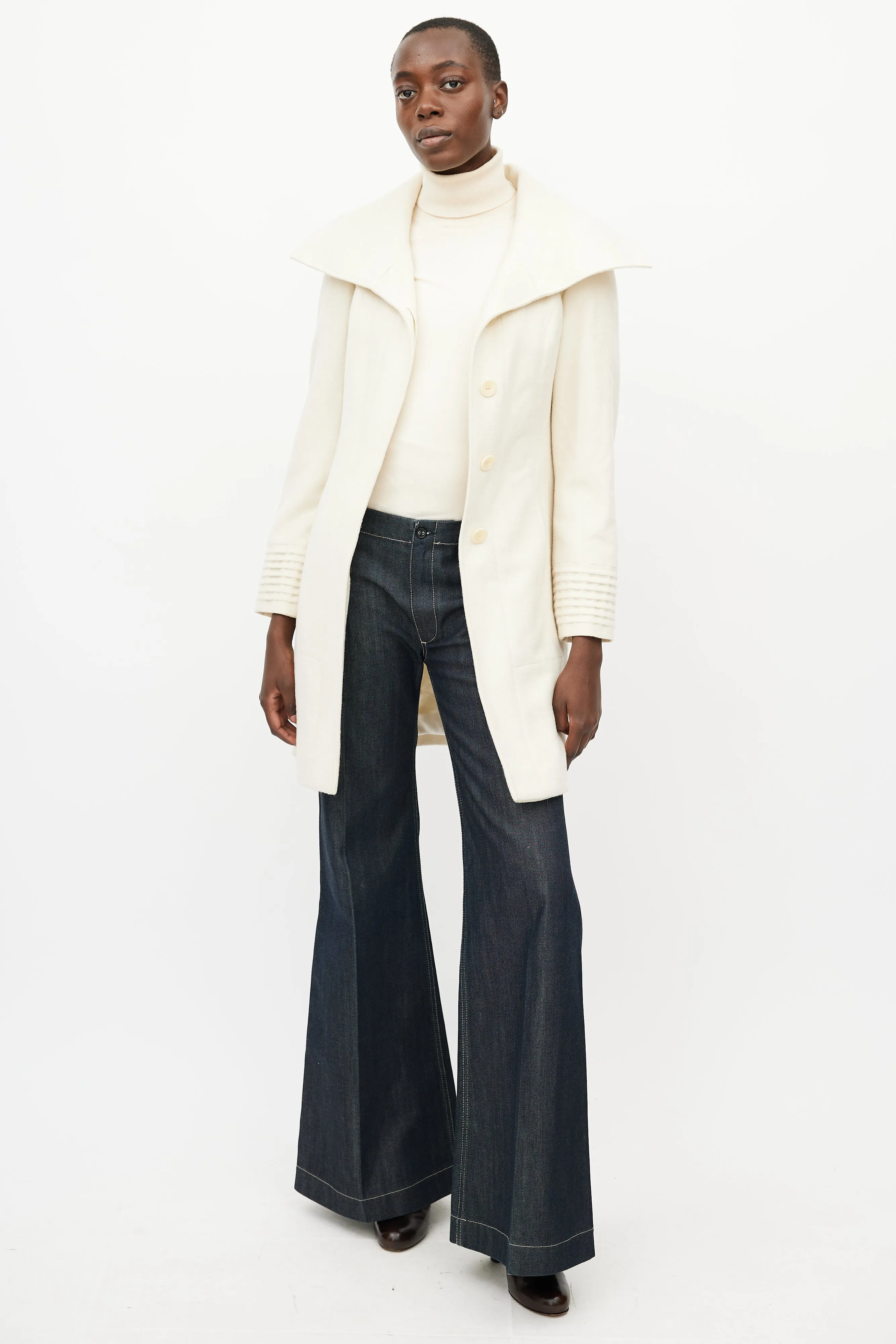 Cream Alpaca Coat