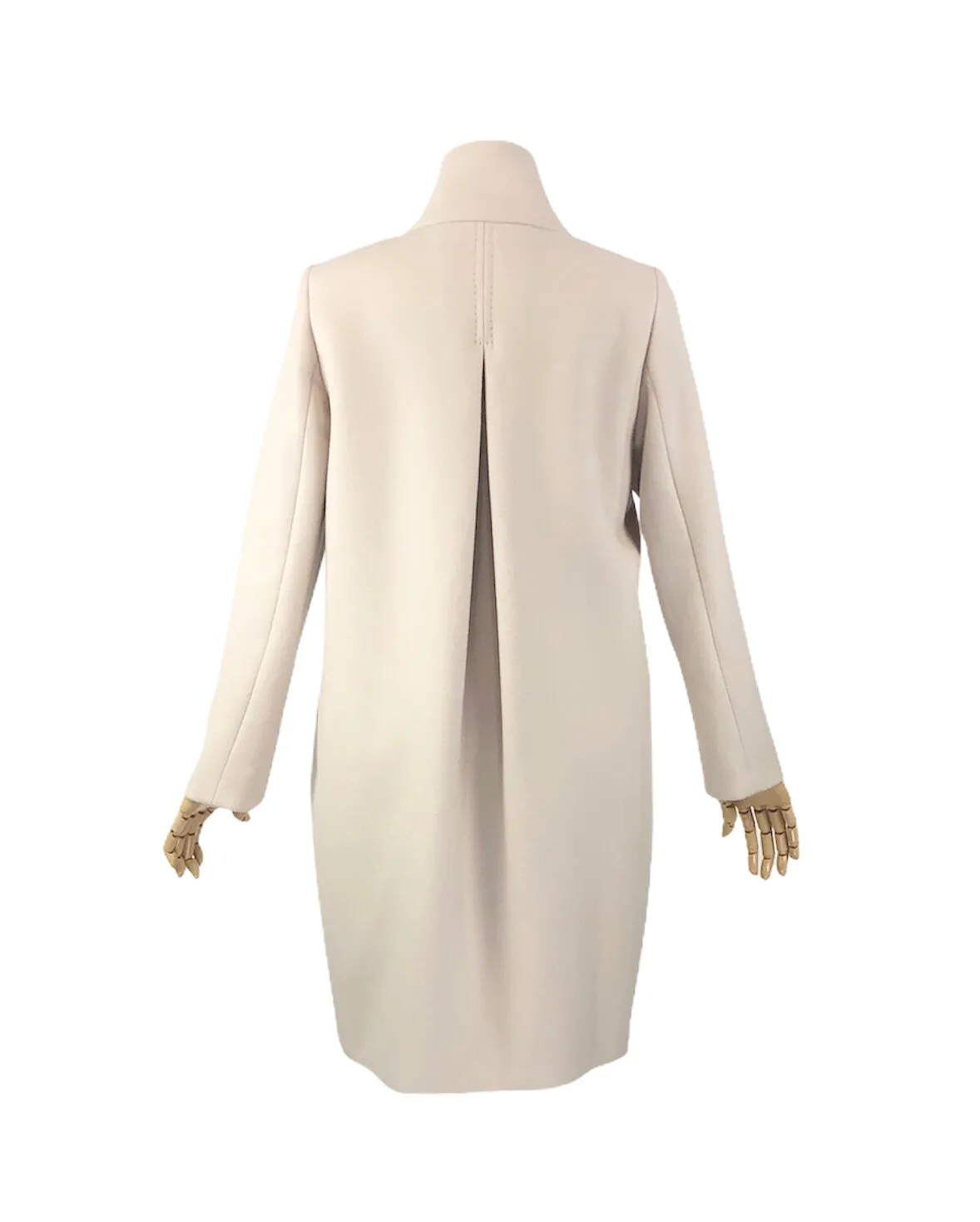 Cream Wool & Cashmere Coat | Size 4