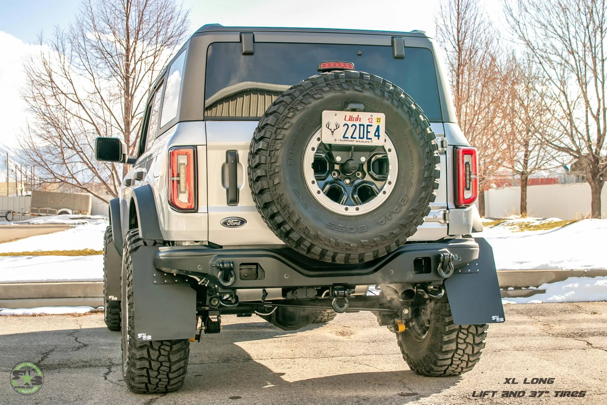 Ford Bronco 2021  Quick Release Mud Flaps - XL SIZE