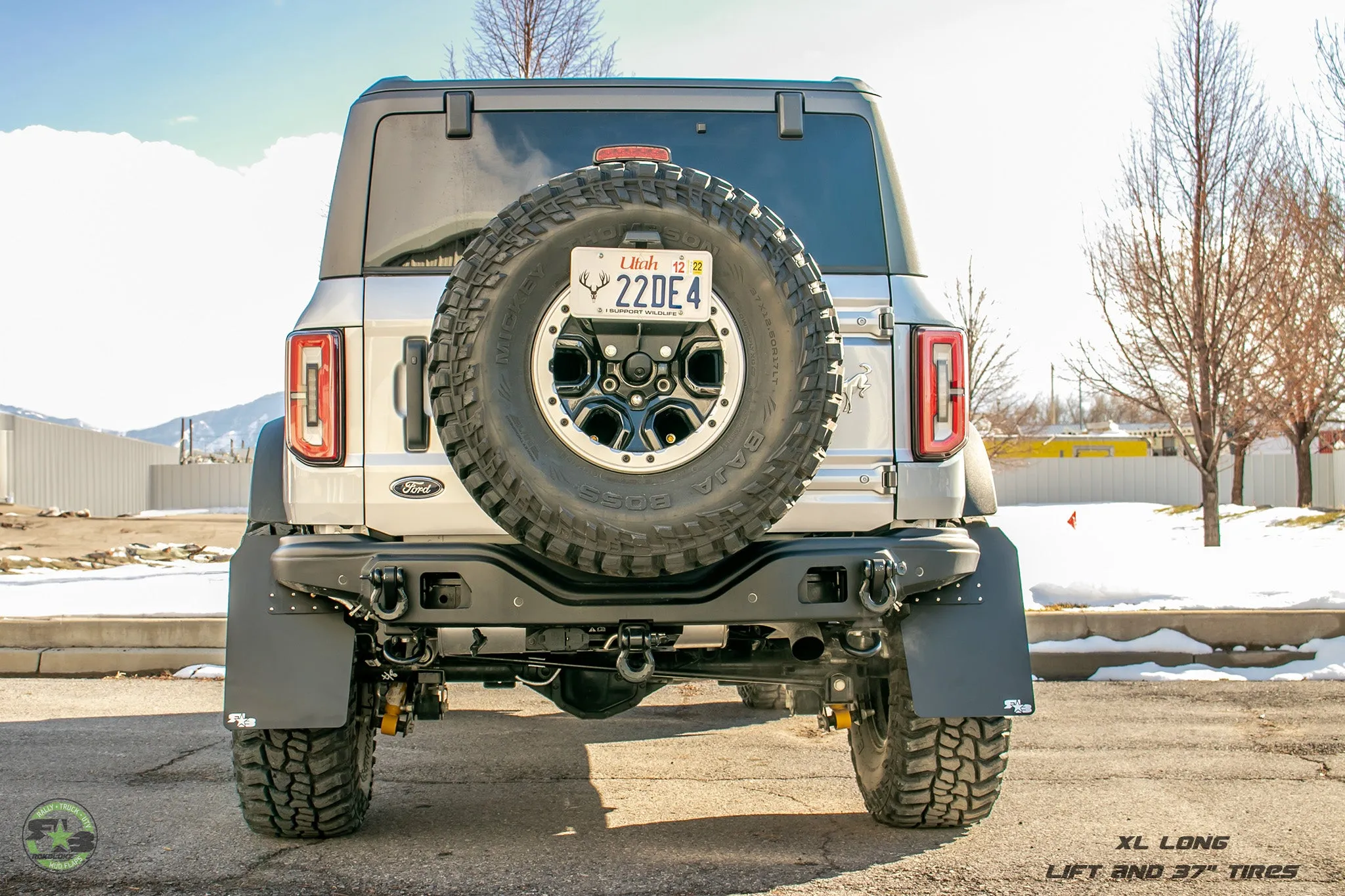 Ford Bronco 2021  Quick Release Mud Flaps - XL SIZE