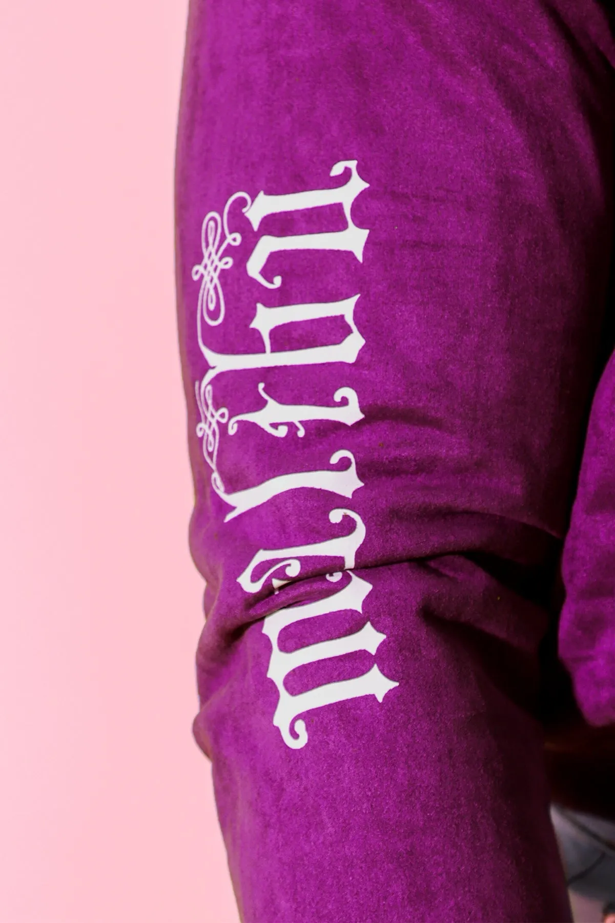 Get Him Back Suede Cropped Zip Jacket - Magenta