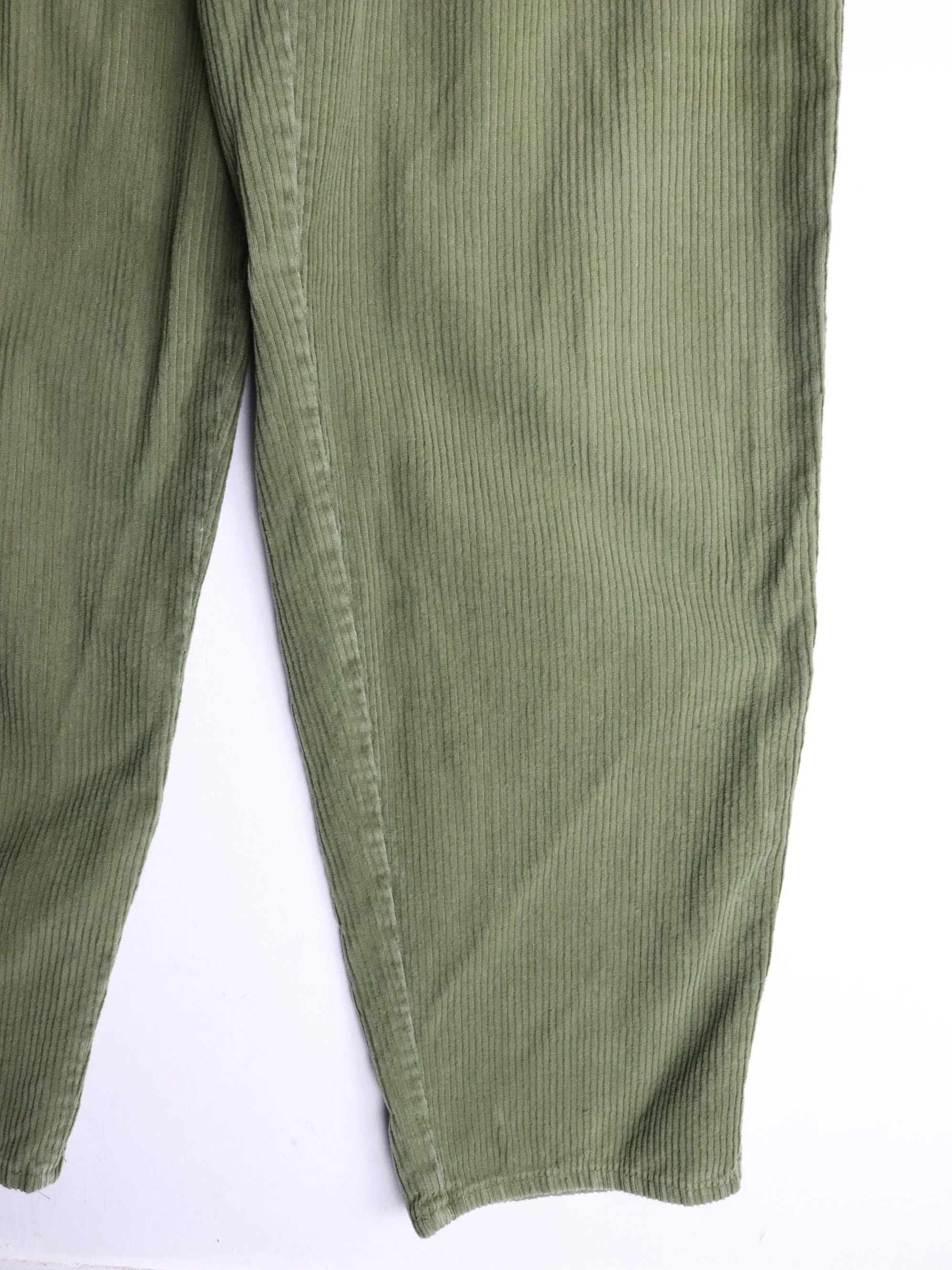 Gotta Be Cotton Pants Mens 34 x 32 Green Corduroy