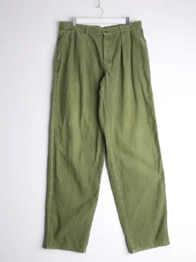 Gotta Be Cotton Pants Mens 34 x 32 Green Corduroy