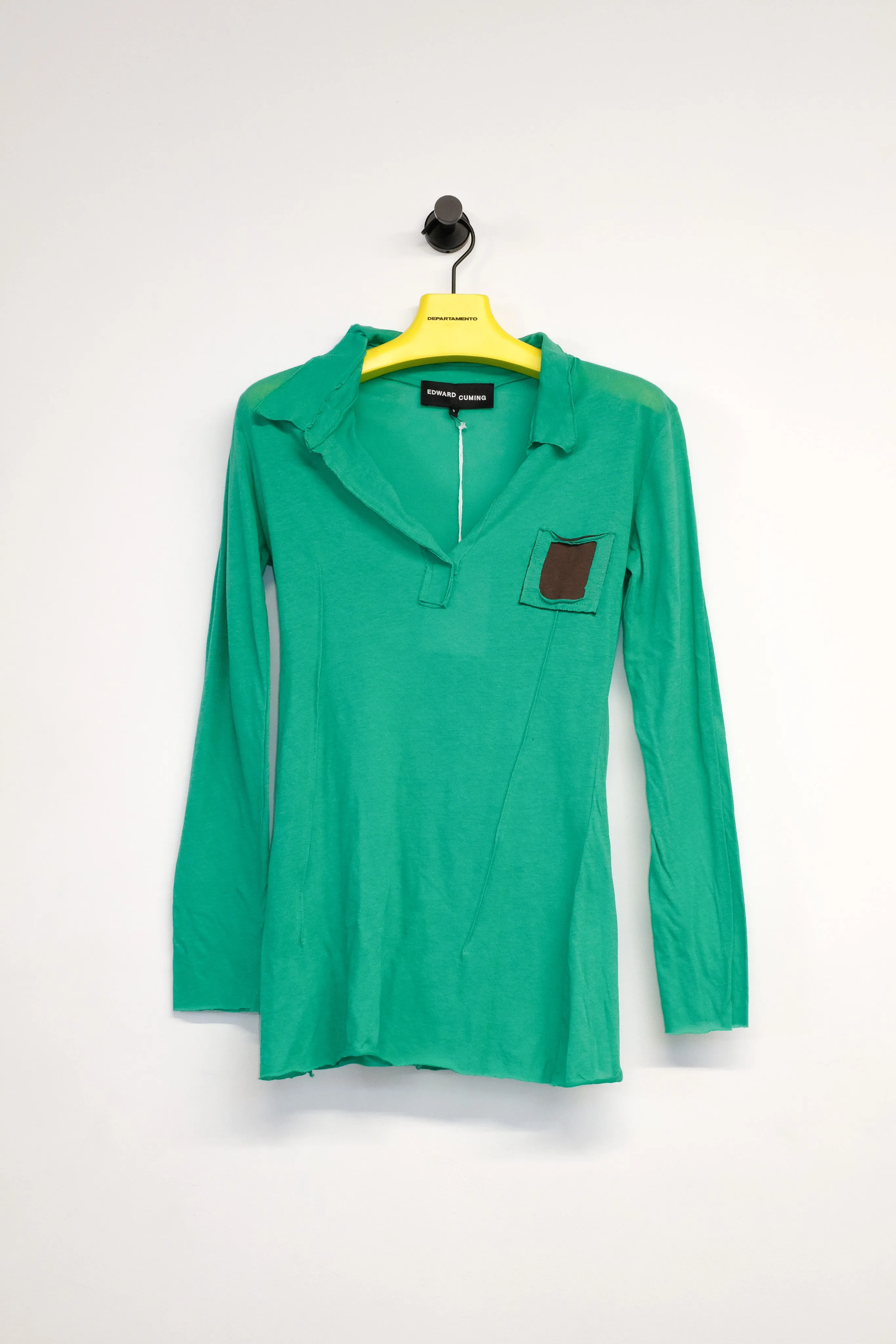Green & Brown Jersey Warped Practical Polo