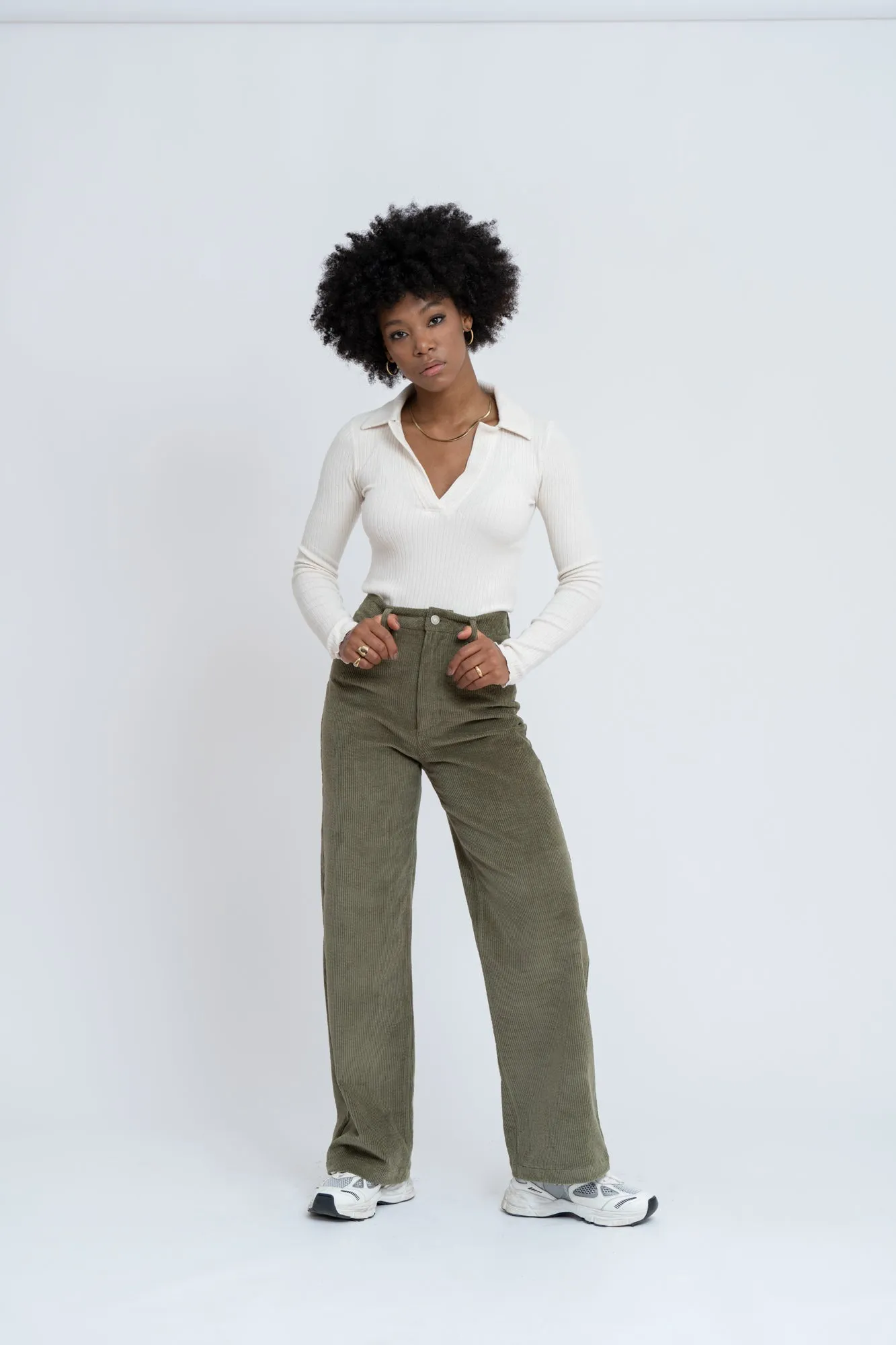 Hunter Corduroy Pants Green