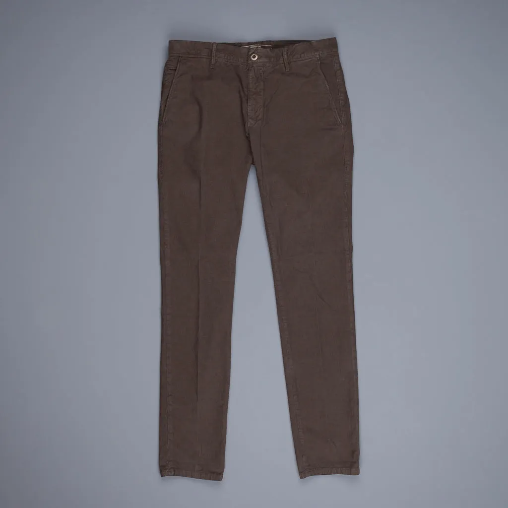 Incotex x Frans Boone model 103 Fine Corduroy Marrone Medio