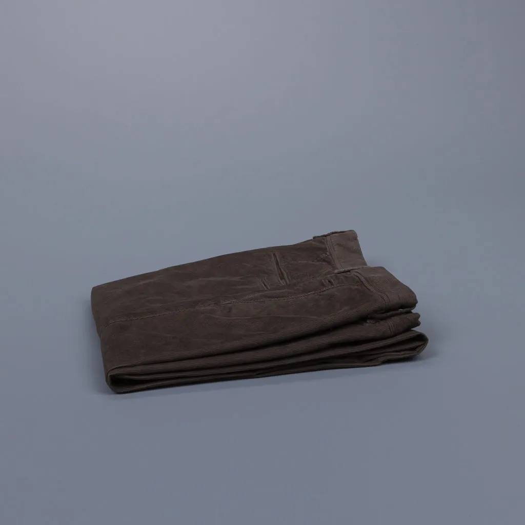 Incotex x Frans Boone model 103 Fine Corduroy Marrone Medio