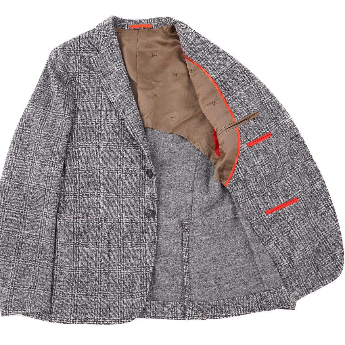 Isaia Soft Flannel Jersey Sport Coat