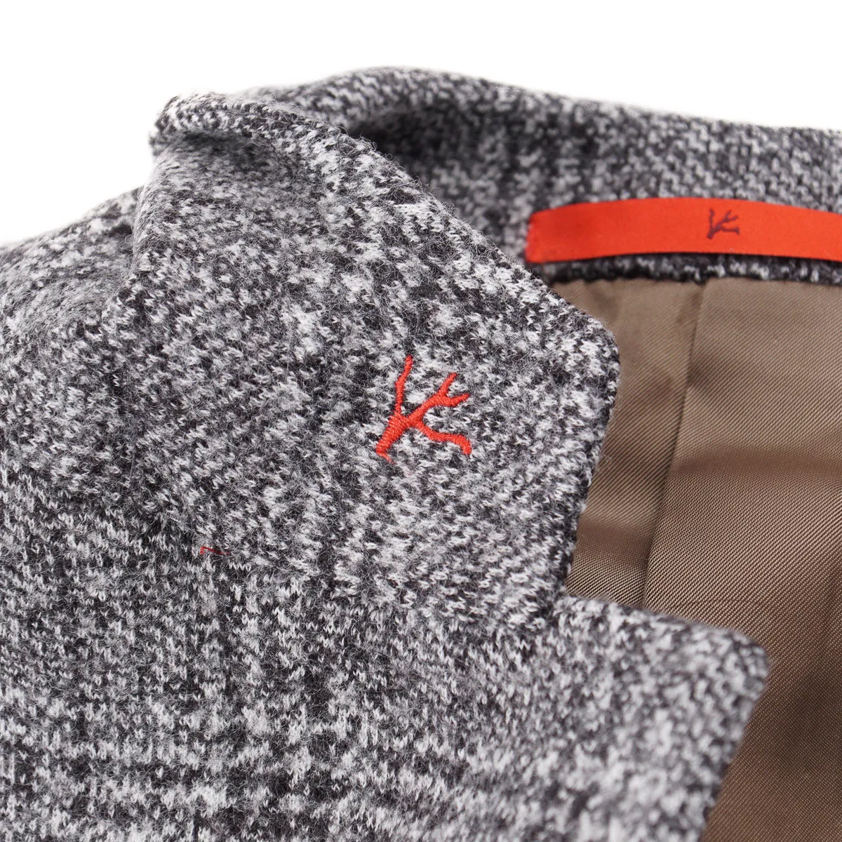 Isaia Soft Flannel Jersey Sport Coat