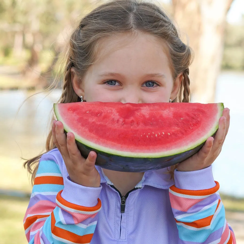 Kids Sun Shirt - Rainbow Ripple