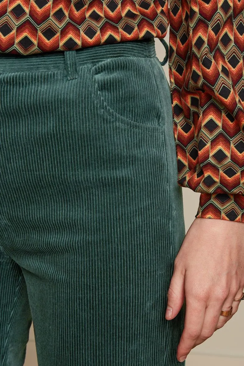 King Louie Marcie Pants Corduroy Sycamore Green