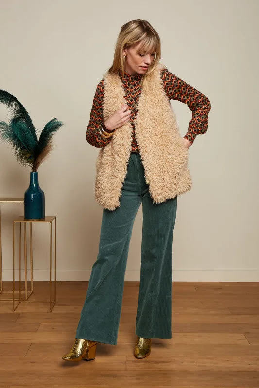 King Louie Marcie Pants Corduroy Sycamore Green