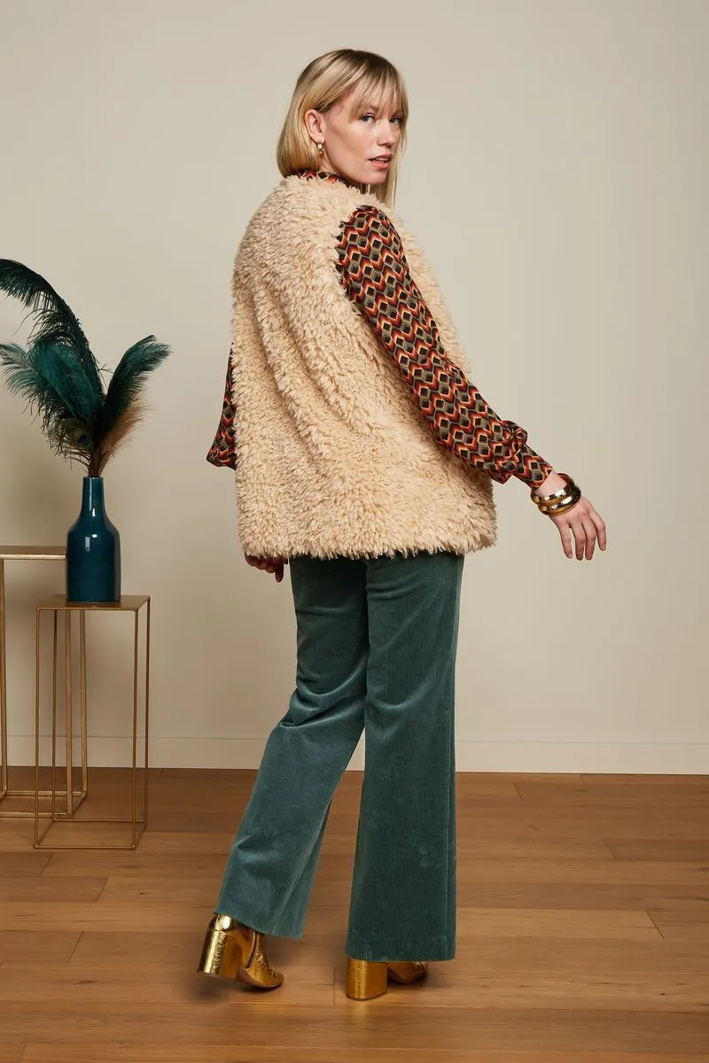 King Louie Marcie Pants Corduroy Sycamore Green