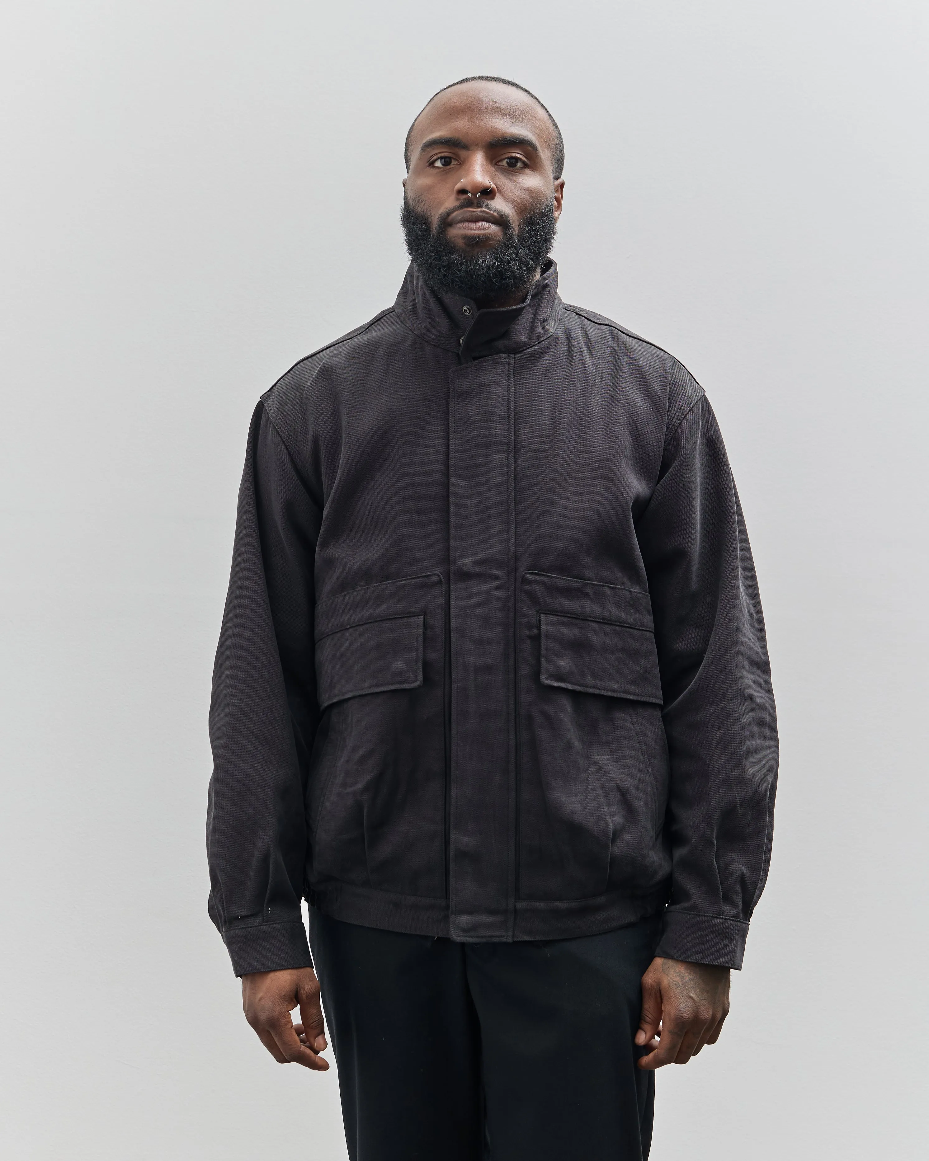 Lady White x Phigvel Hooded Sporting Blouson, Black