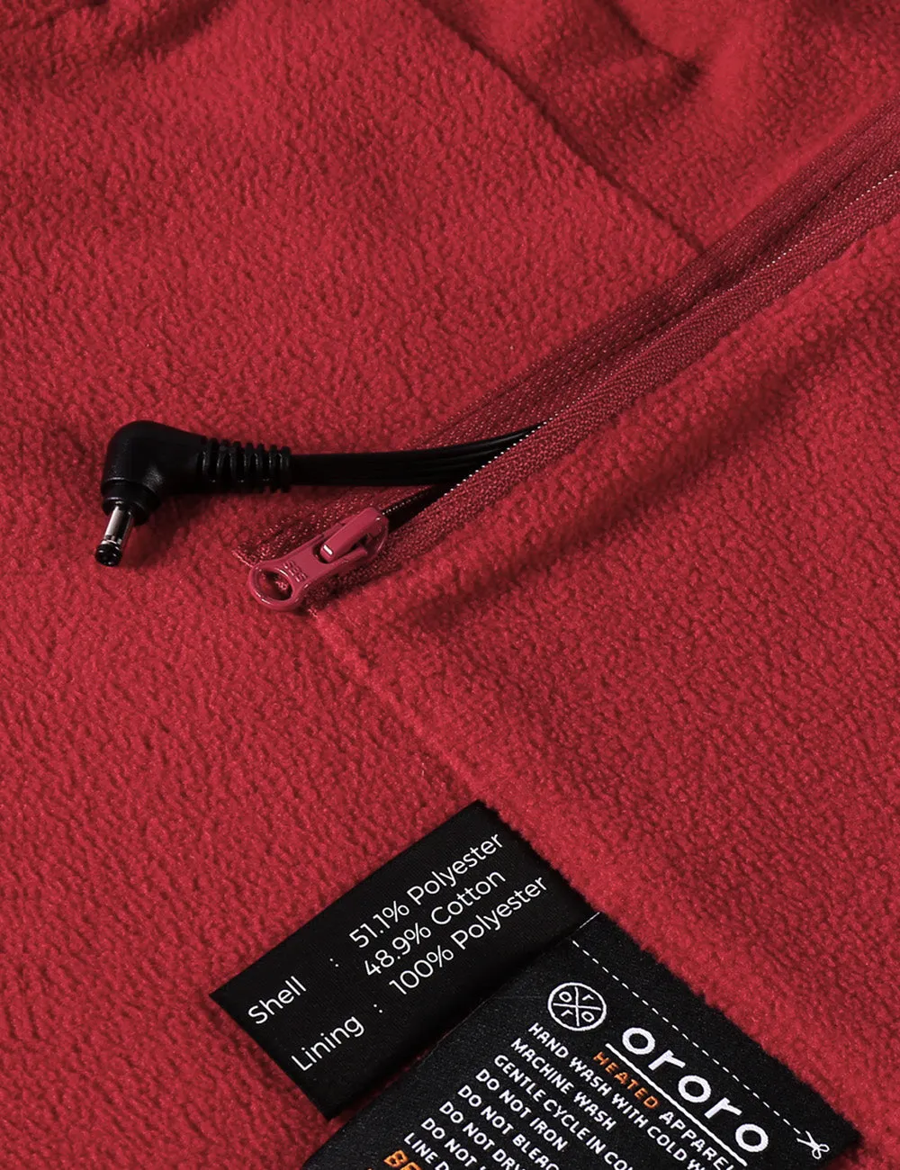 Men's Heated Full-Zip Fleece Jacket