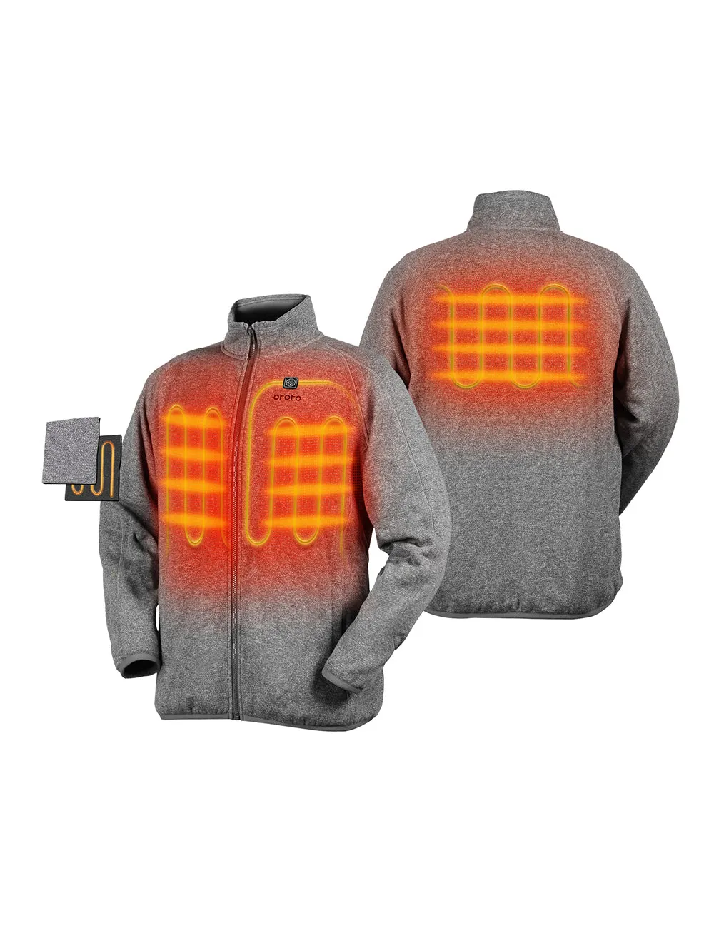 Men's Heated Full-Zip Fleece Jacket