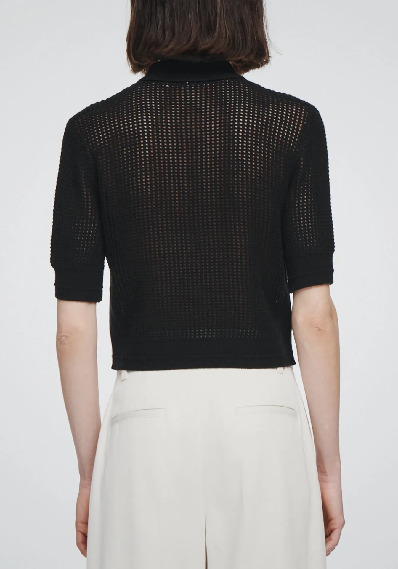 Mesh Short Sleeve Polo