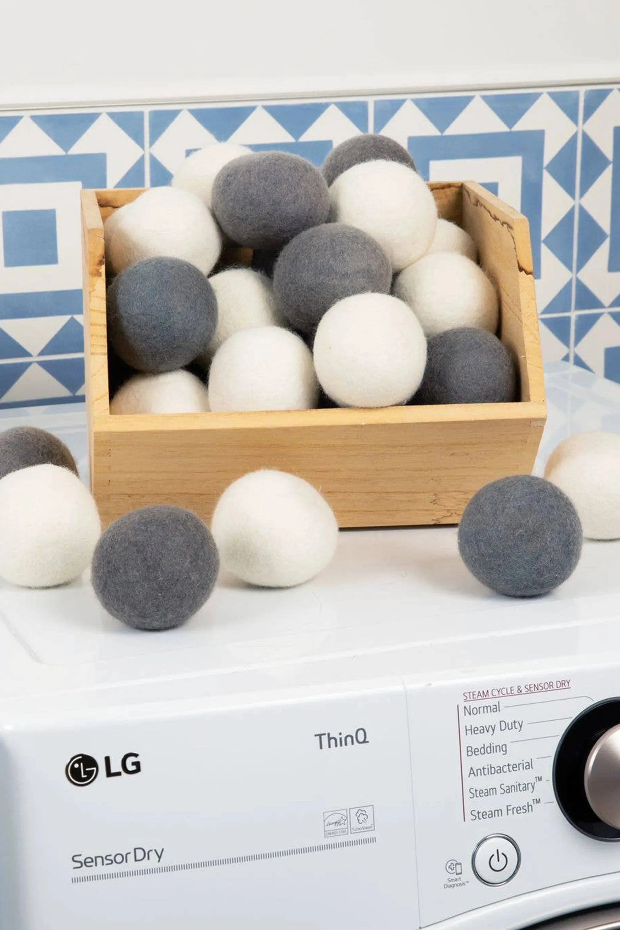New Zealand Wool Dryer Balls, Compostable