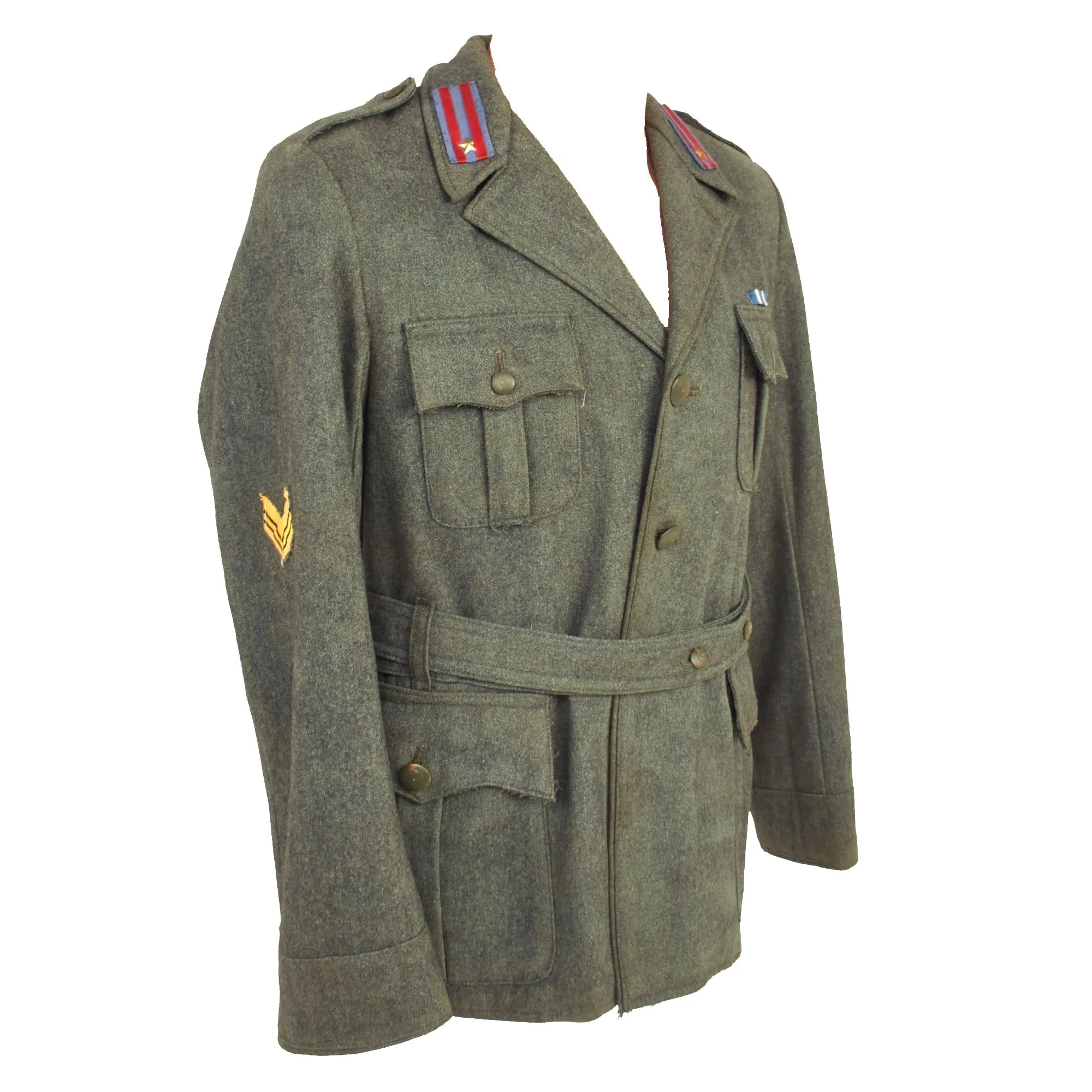 Original Italian WWII 23rd Infantry Division "Murge" Sergente Maggiore M40 Uniform Tunic