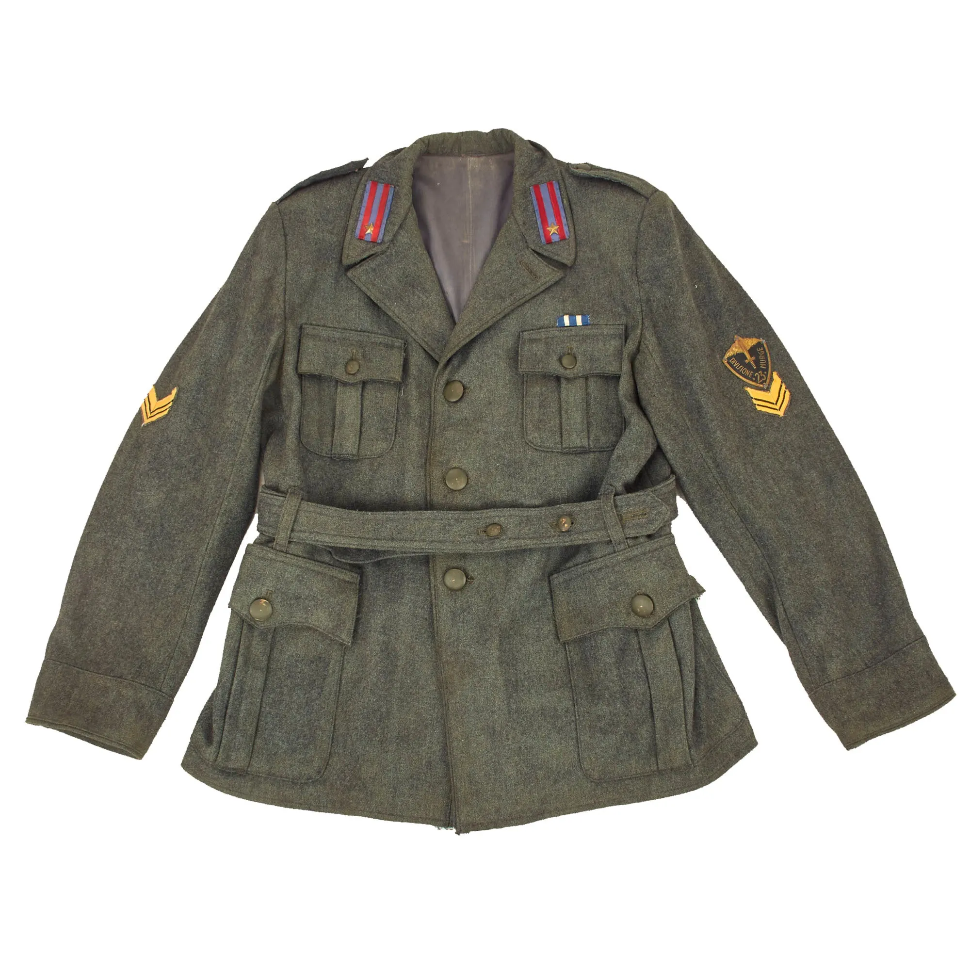 Original Italian WWII 23rd Infantry Division "Murge" Sergente Maggiore M40 Uniform Tunic