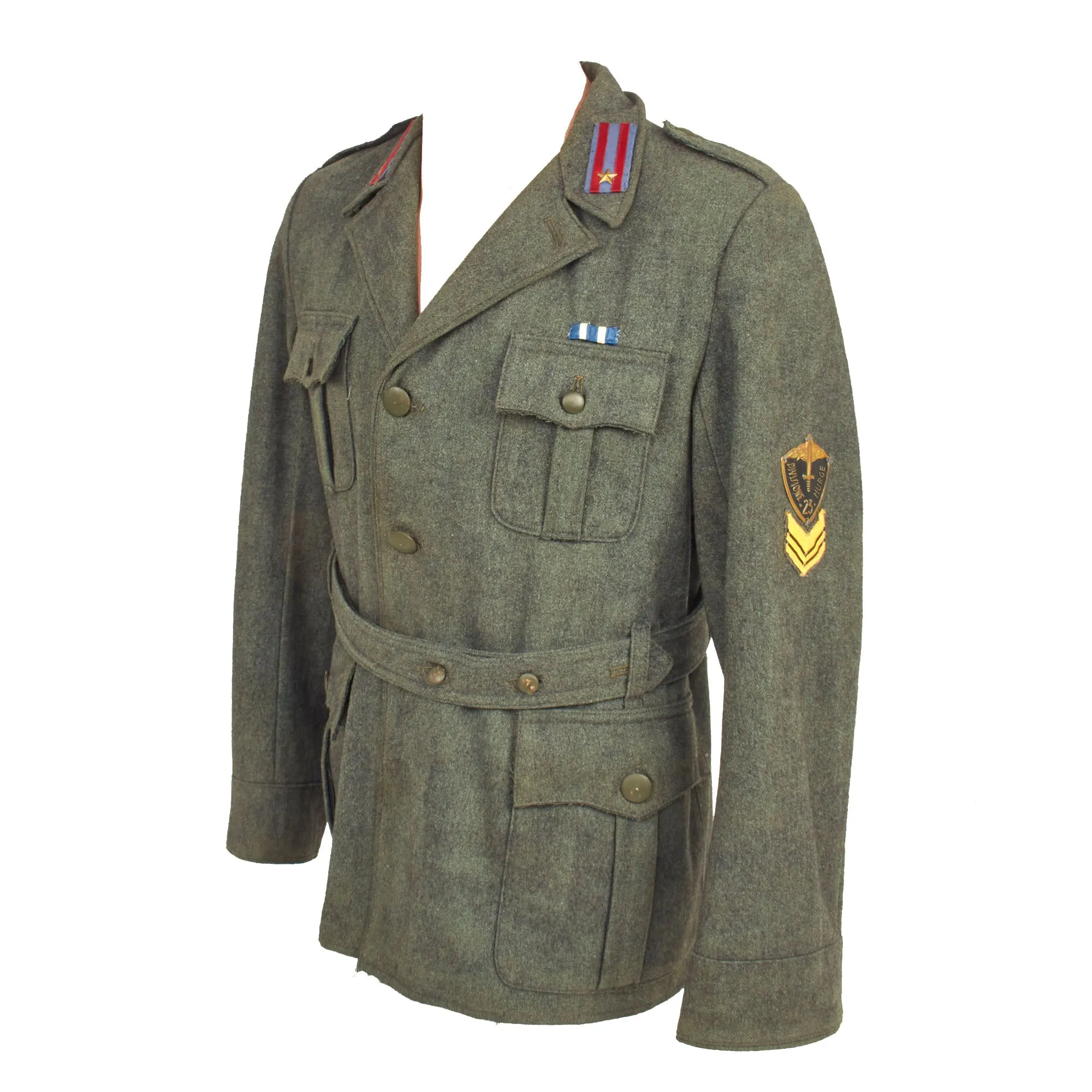 Original Italian WWII 23rd Infantry Division "Murge" Sergente Maggiore M40 Uniform Tunic