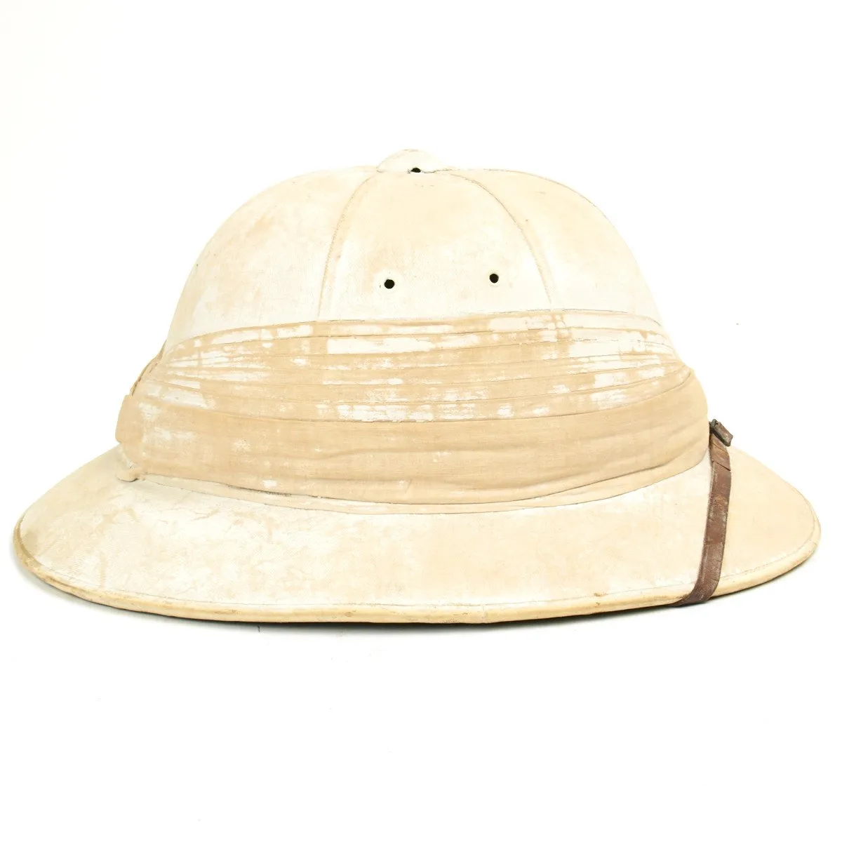 Original Pre-WWII British Officer Pith Helmet by Hawkes & Co Saville Row London