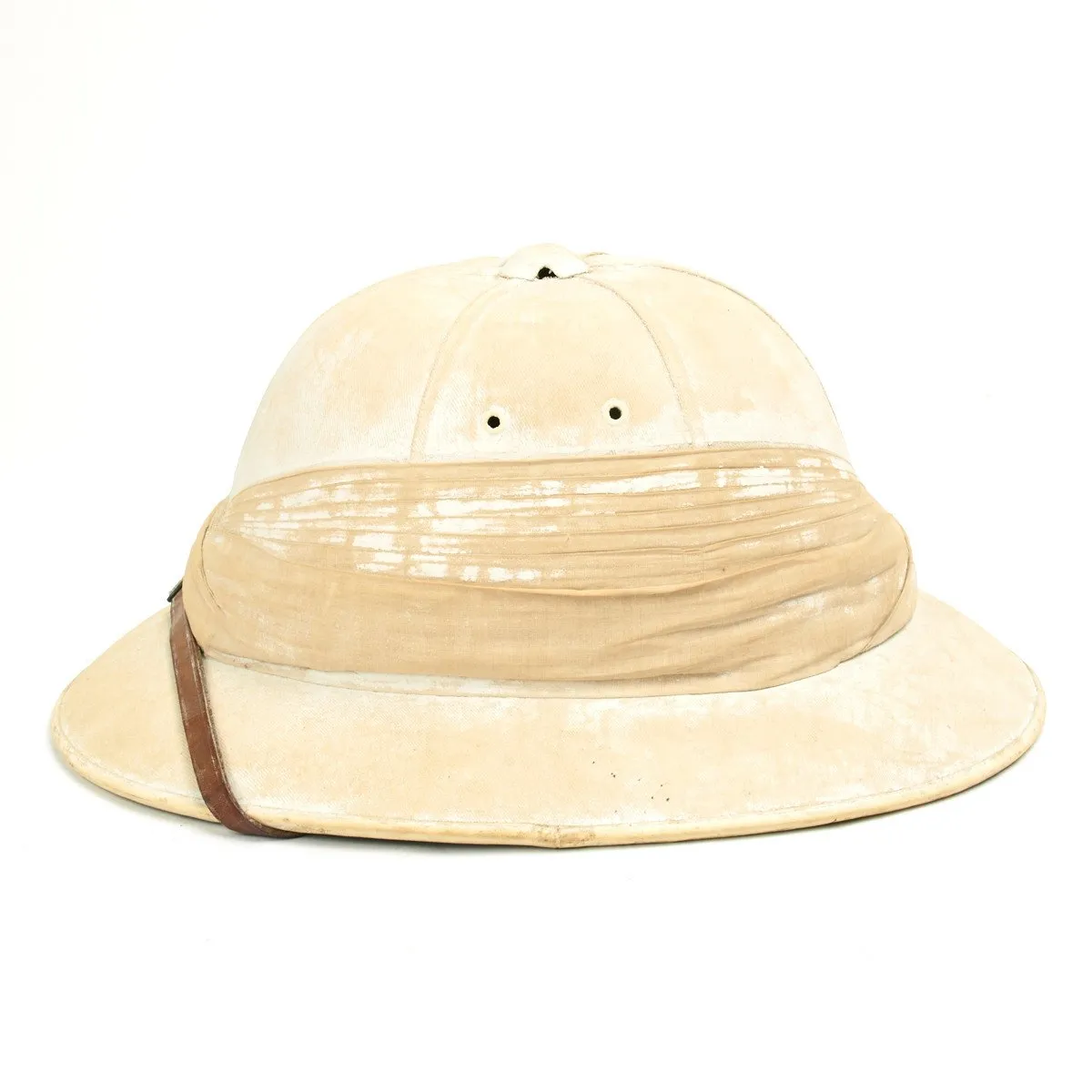 Original Pre-WWII British Officer Pith Helmet by Hawkes & Co Saville Row London