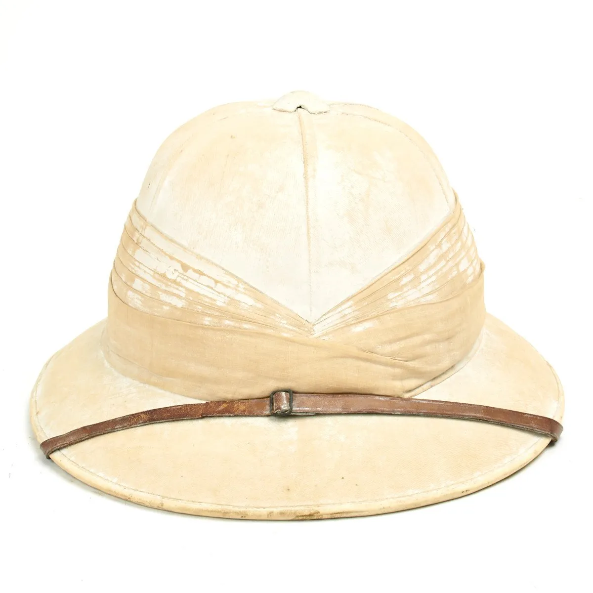 Original Pre-WWII British Officer Pith Helmet by Hawkes & Co Saville Row London