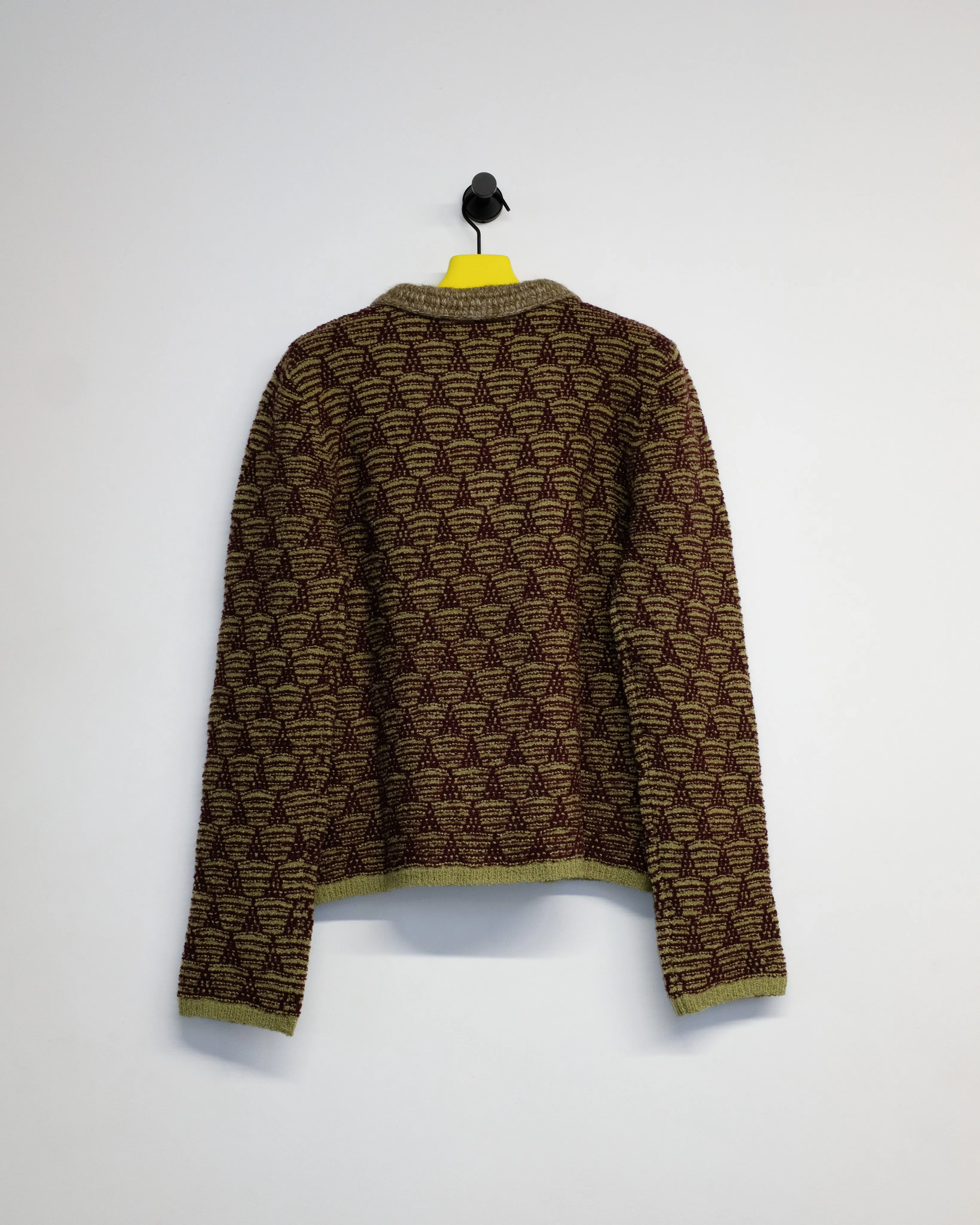 Pistachio Wool Swey Polo