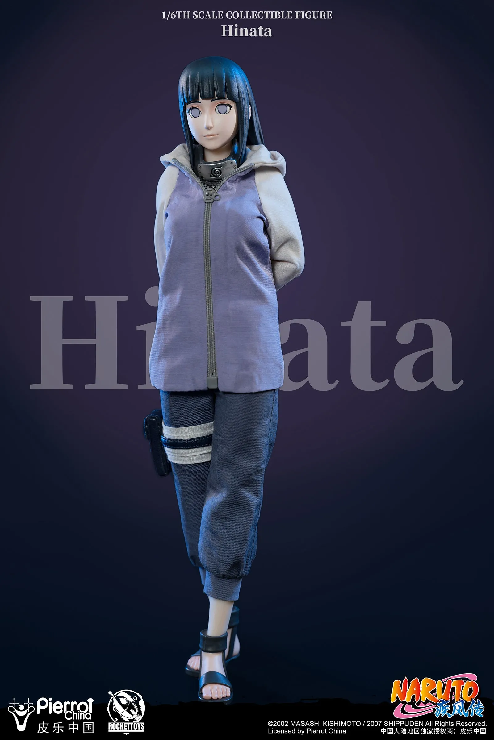 Pre-order 1/6 RocketToys ROC-006 Hinata Hyuga Action Figure
