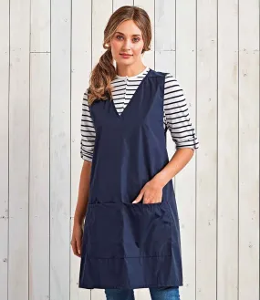 Premier Waterproof Wrap Around Tunic Apron | Navy