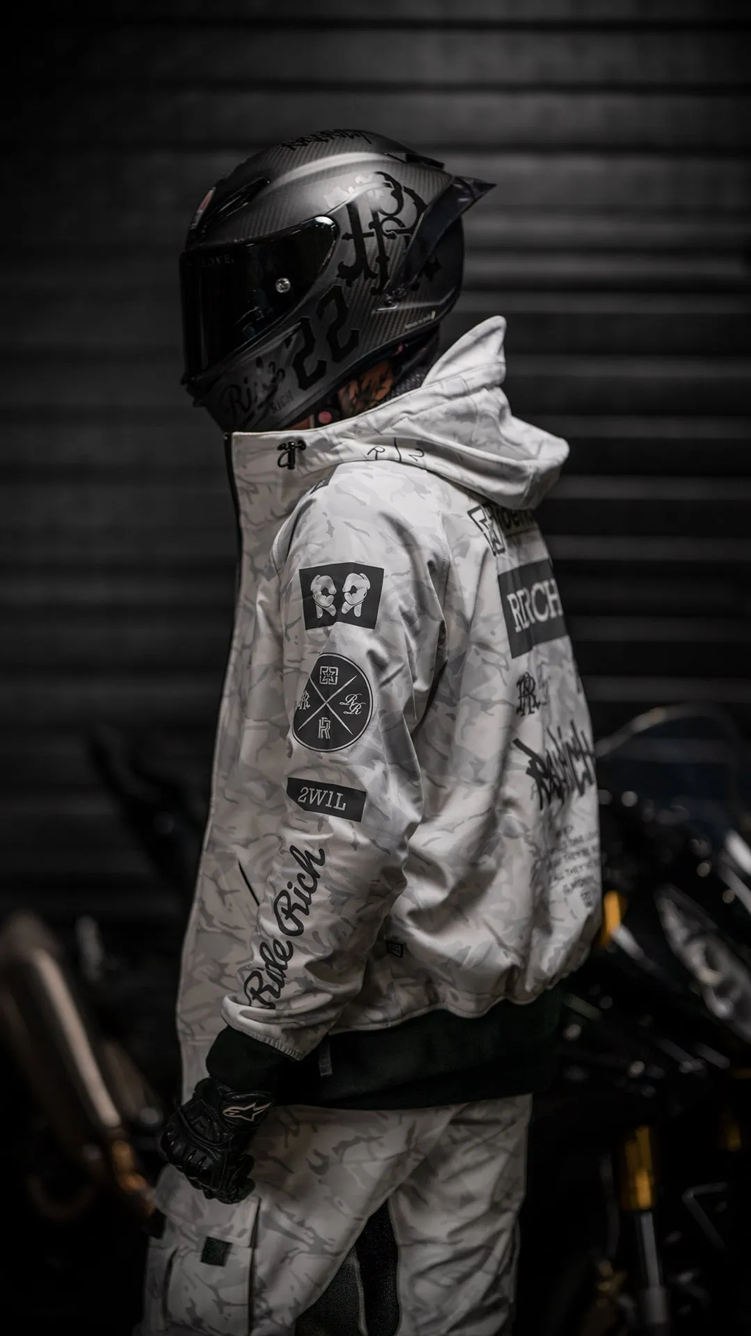 Regency™ Armoured Softshell Hooded Jacket {RR GP/Ghost Camo}