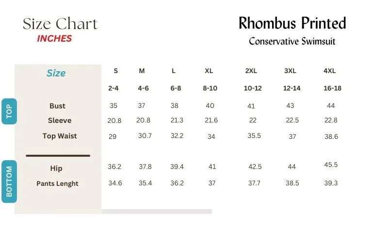 Rhombus Printed