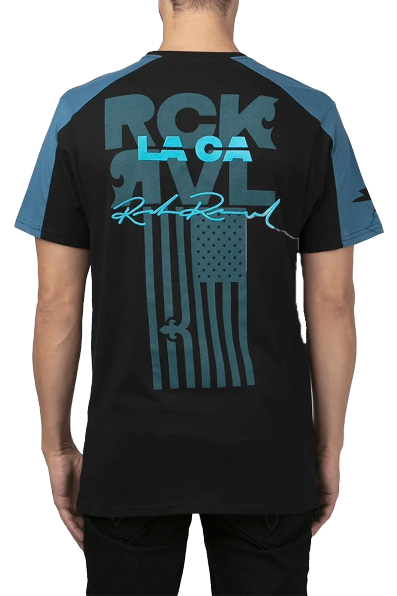 Rock Revival Men's Black Crew Neck T-Shirt