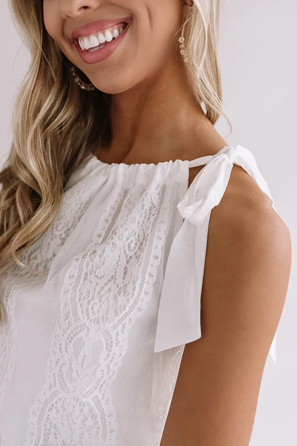 Secret Lagoon Lace Top
