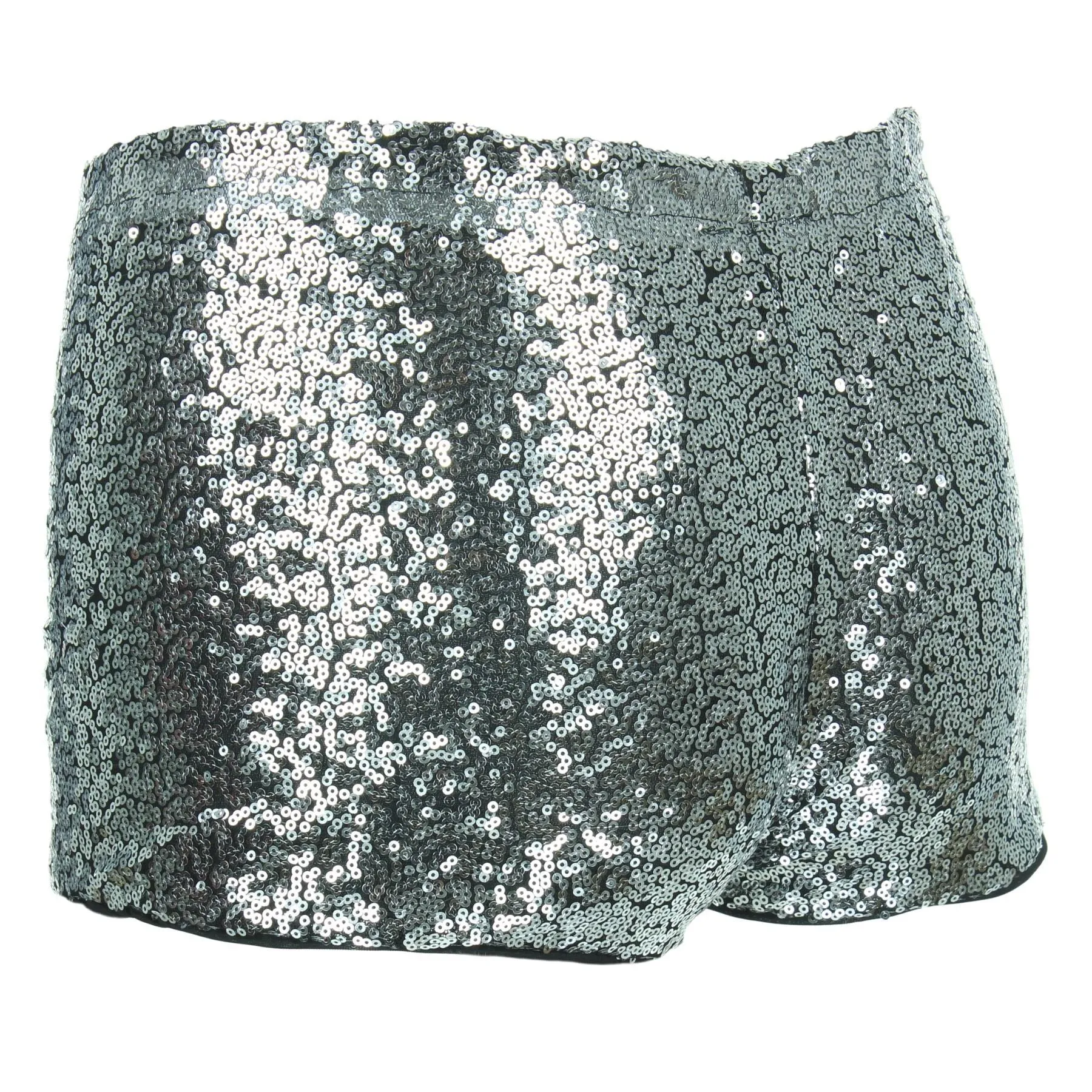 Sequin Hot Pants - Silver